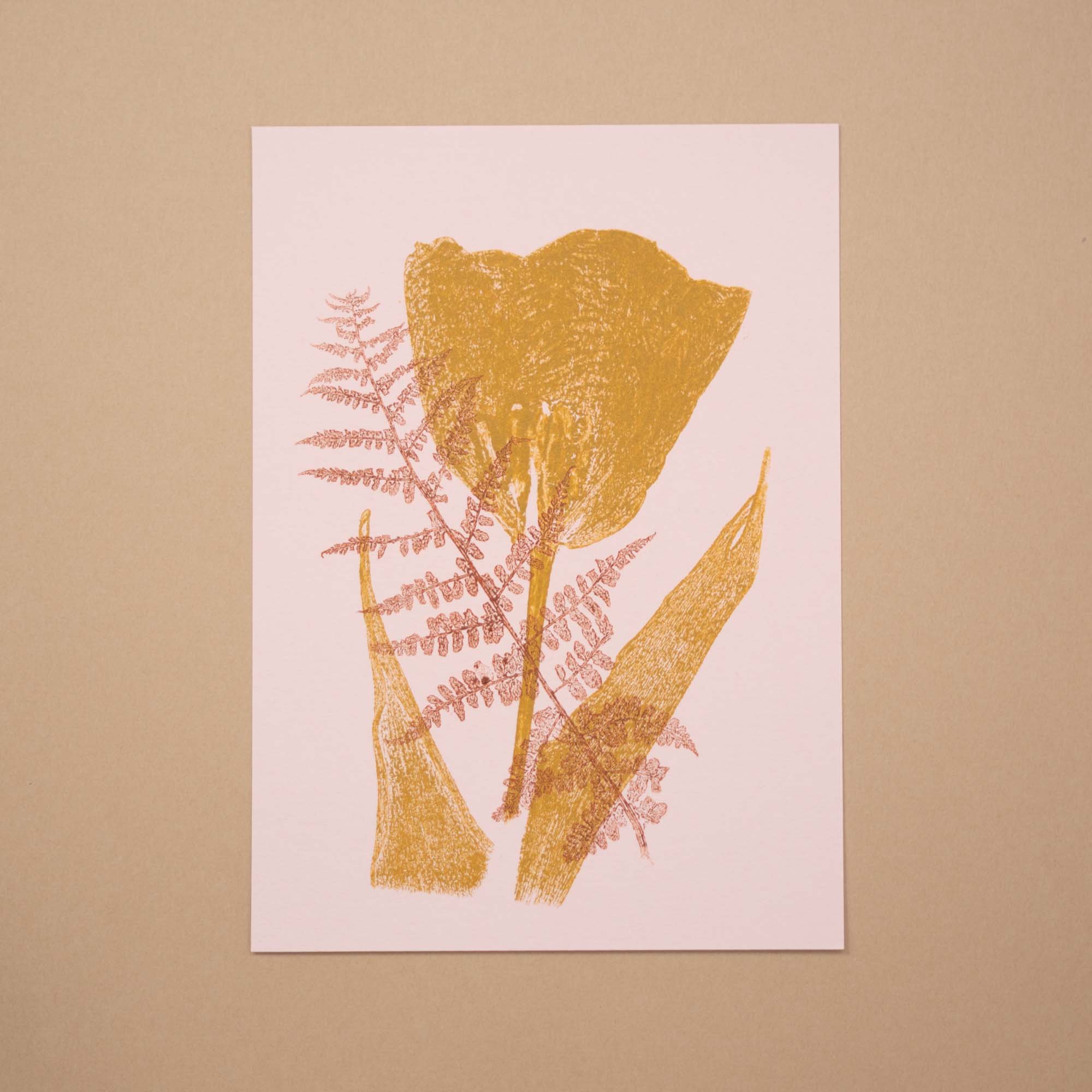 Botanical Monoprint (25AK) (Original)