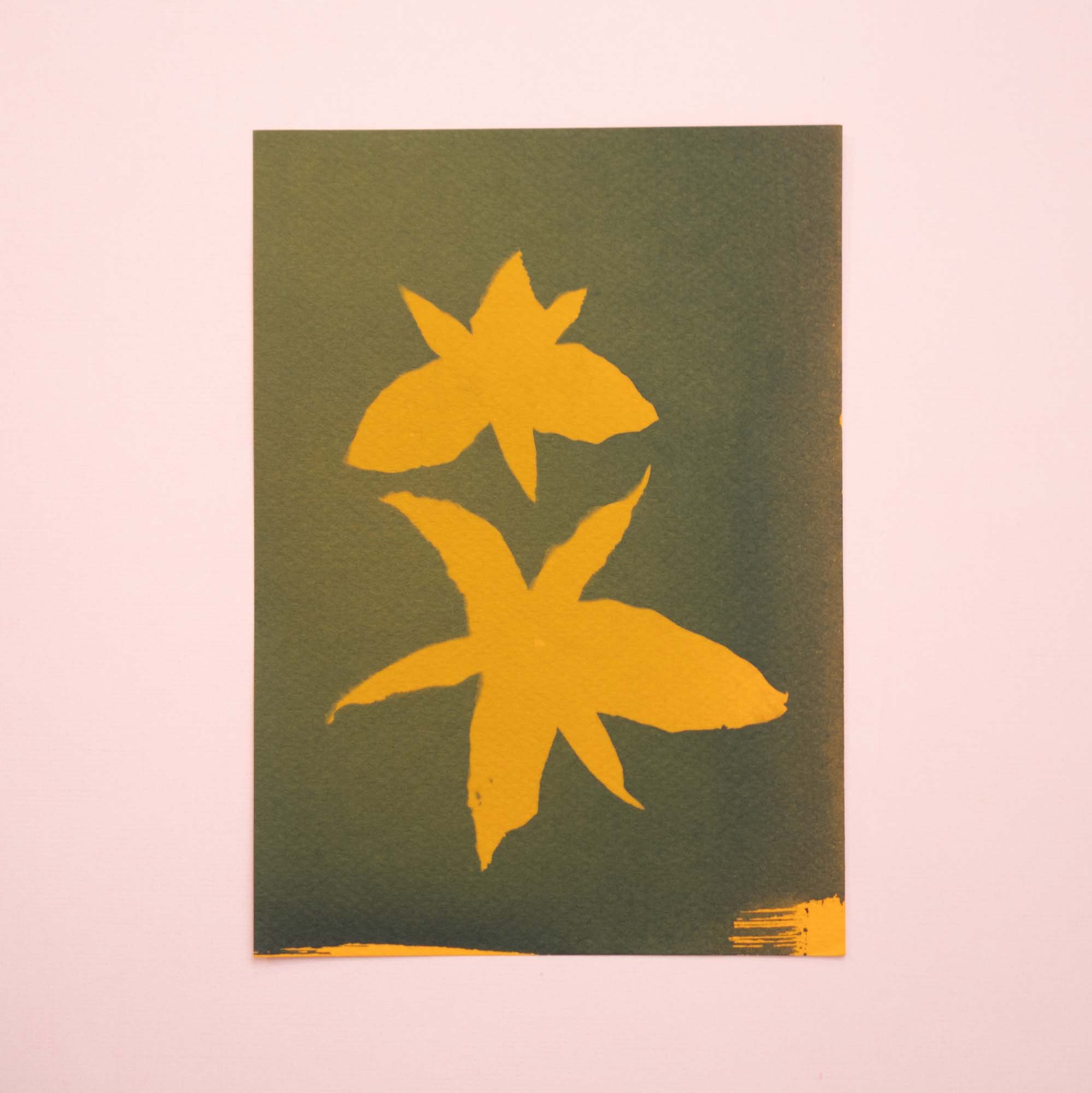 Botanical Cyanotype (25B17) (Original)