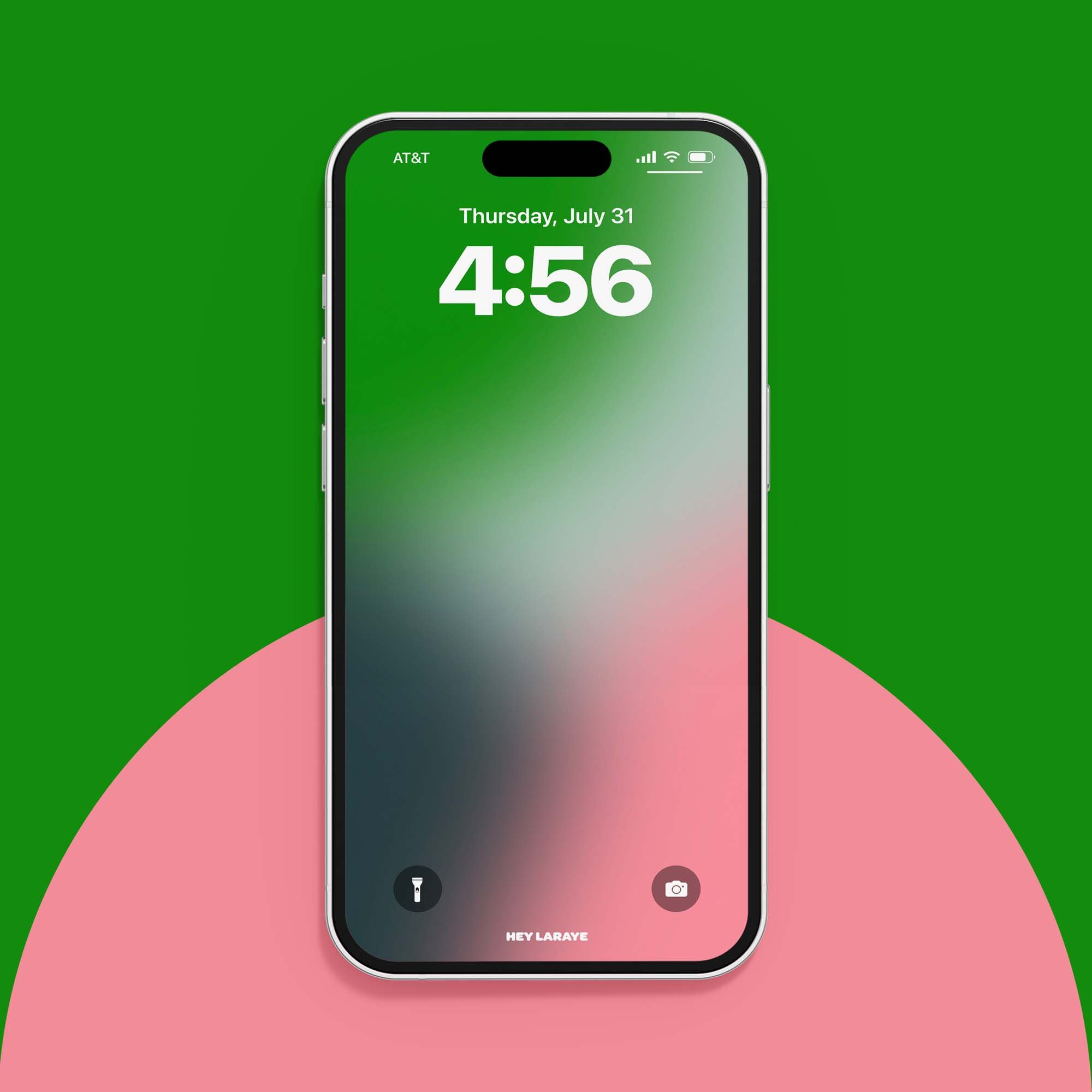 Mobile wallpaper with gradient