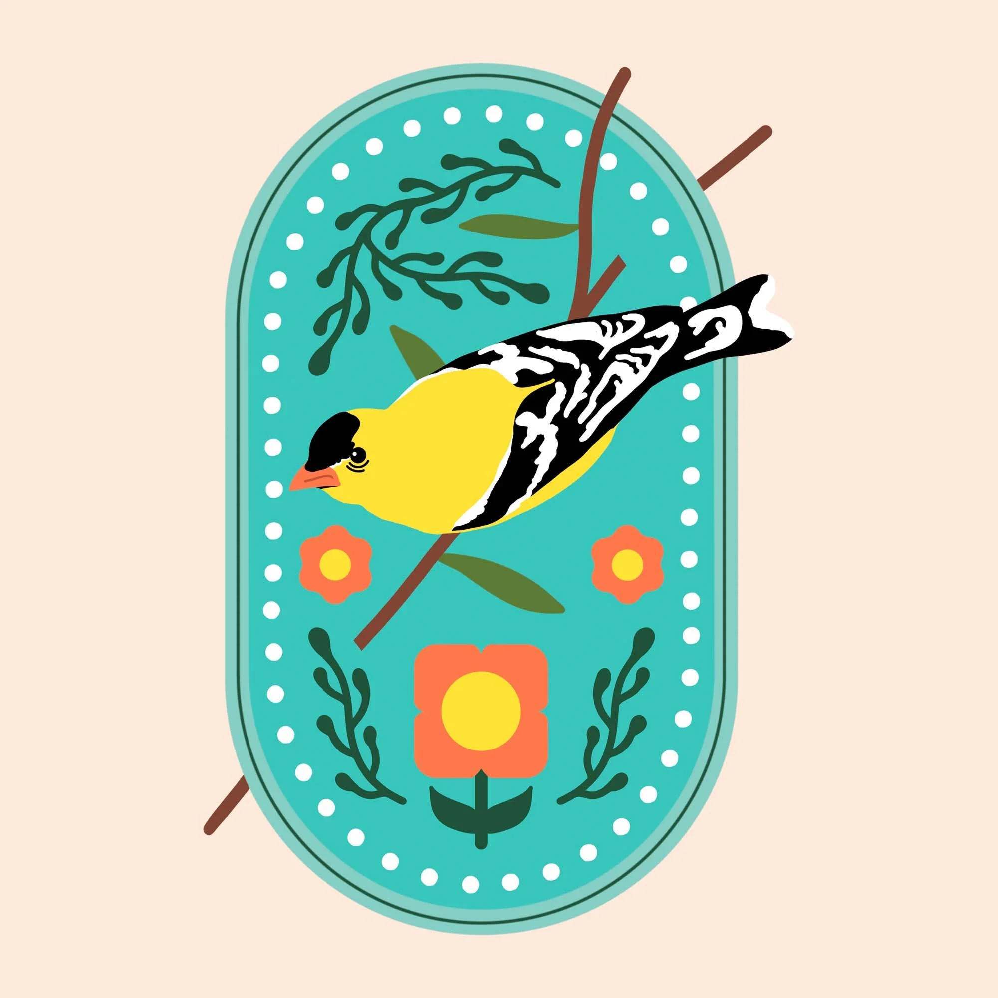 Goldfinch Illustration
