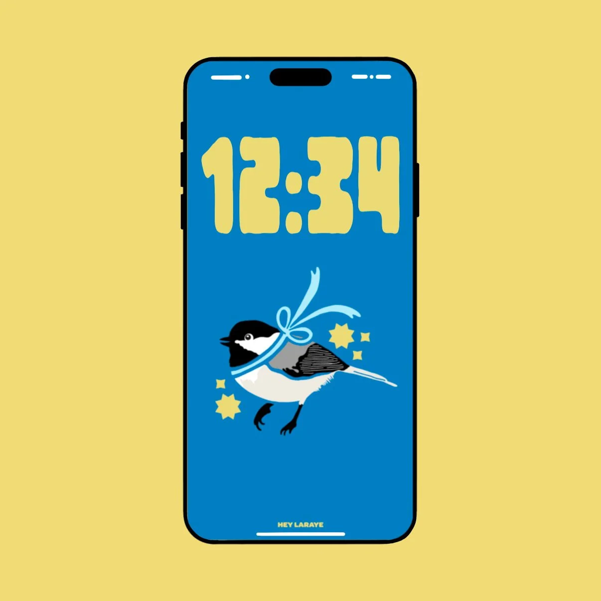 Mobile Phone Wallpaper - Chickadee