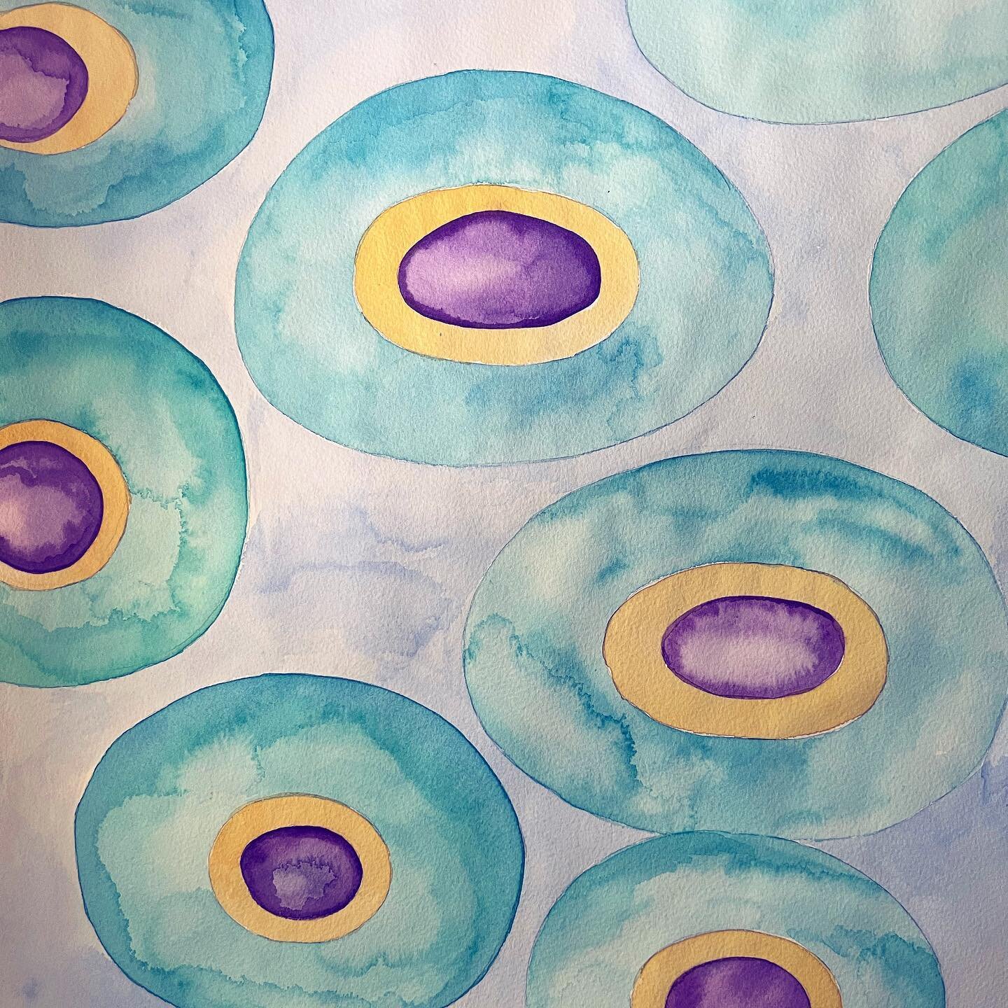 Cellular Harmony 🌿
#healing #art #watercolor #healingart