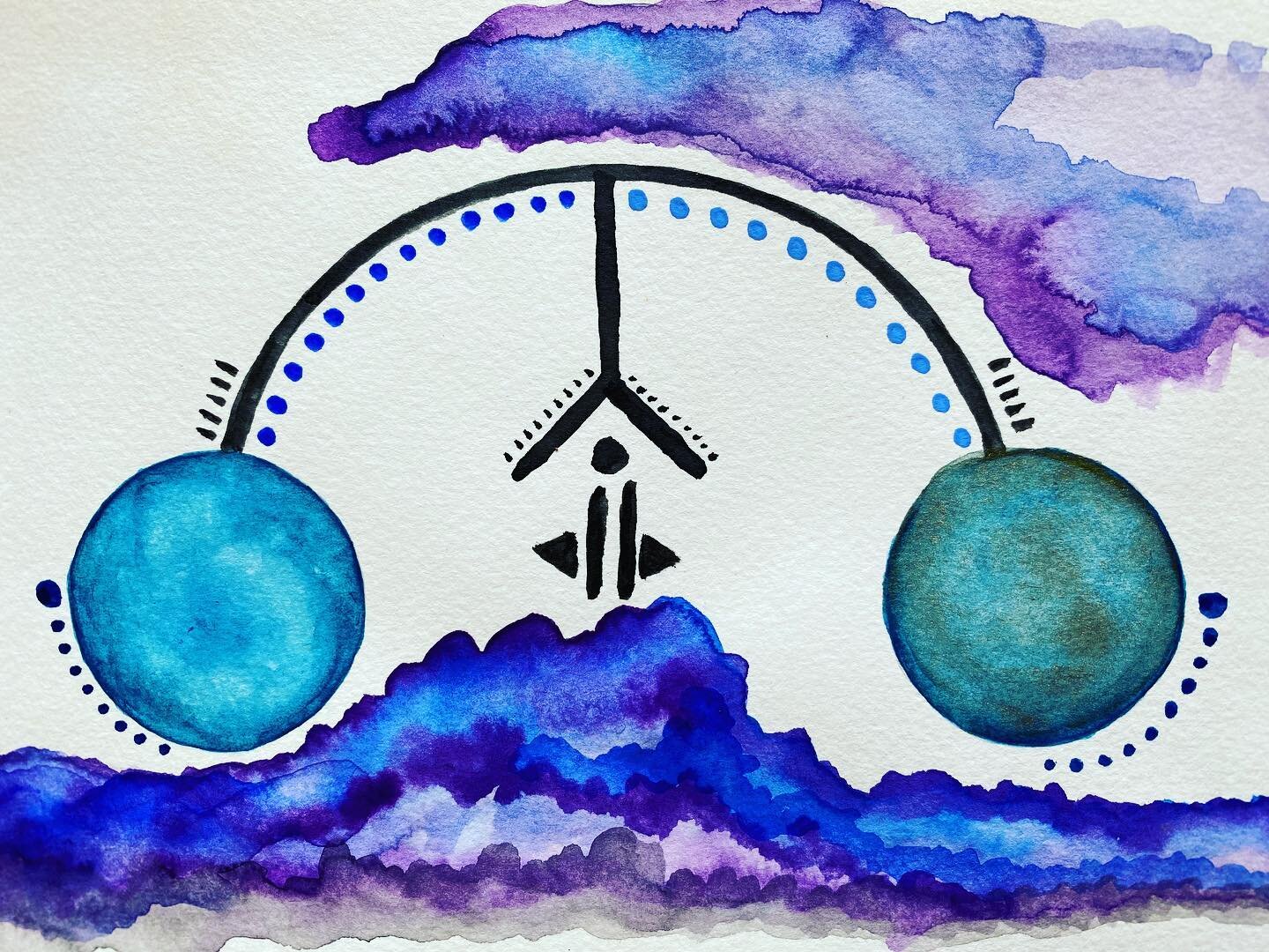 Worldbridger 🌈🔮 #art #create #symbols #watercolor #design