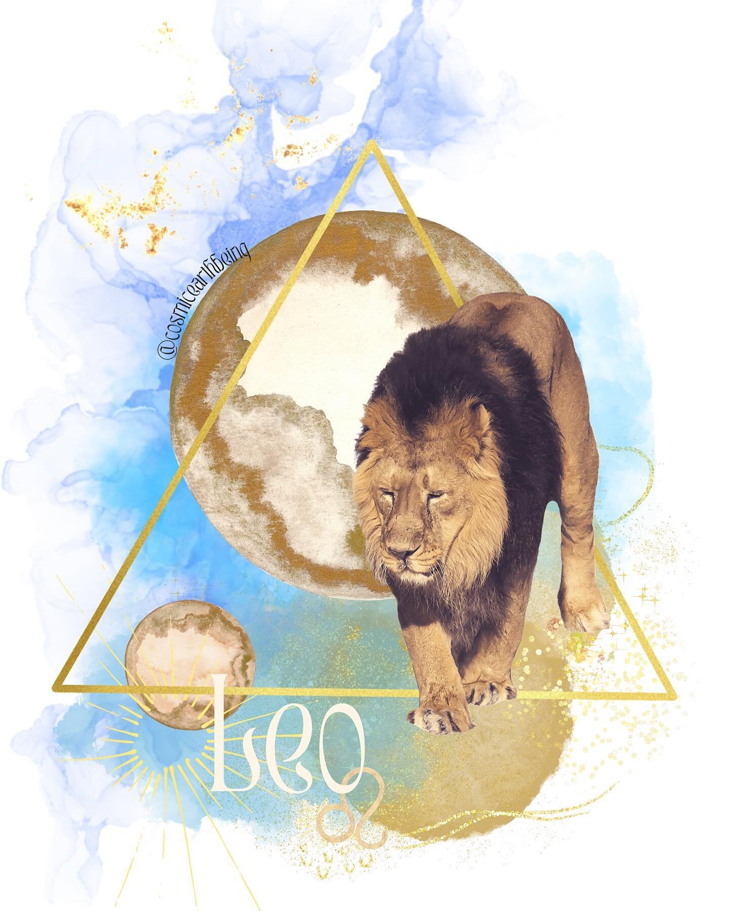 My Leo rising is feeling inspired by the New Moon 🌑 Mixed Media, watercolor, digital collage #watercolor #art #astrology #astrologyart #collage