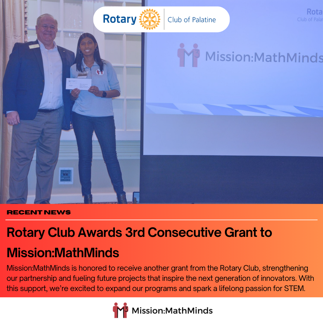 Mission:MathMinds Receives 2025 Rotary Club Community Grant for Third ...