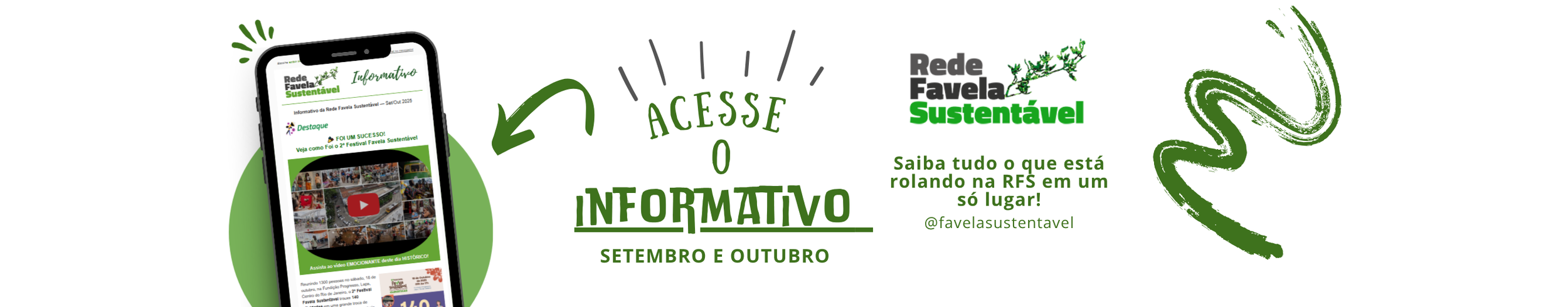 Informativo da Rede Favela Sustentável - Setembro e Outubro de 2025 