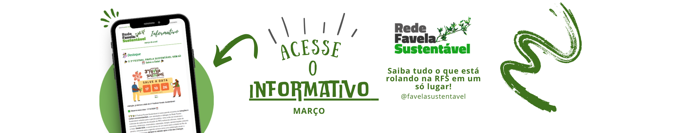 Informativo da Rede Favela Sustentável - Março de 2026 