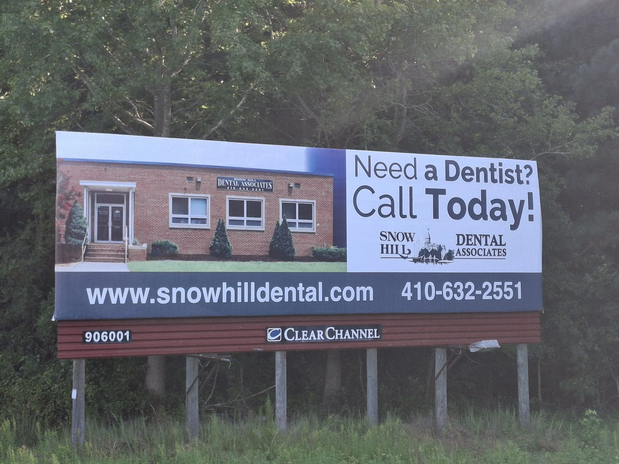 Snow Hill Dental Billboard
