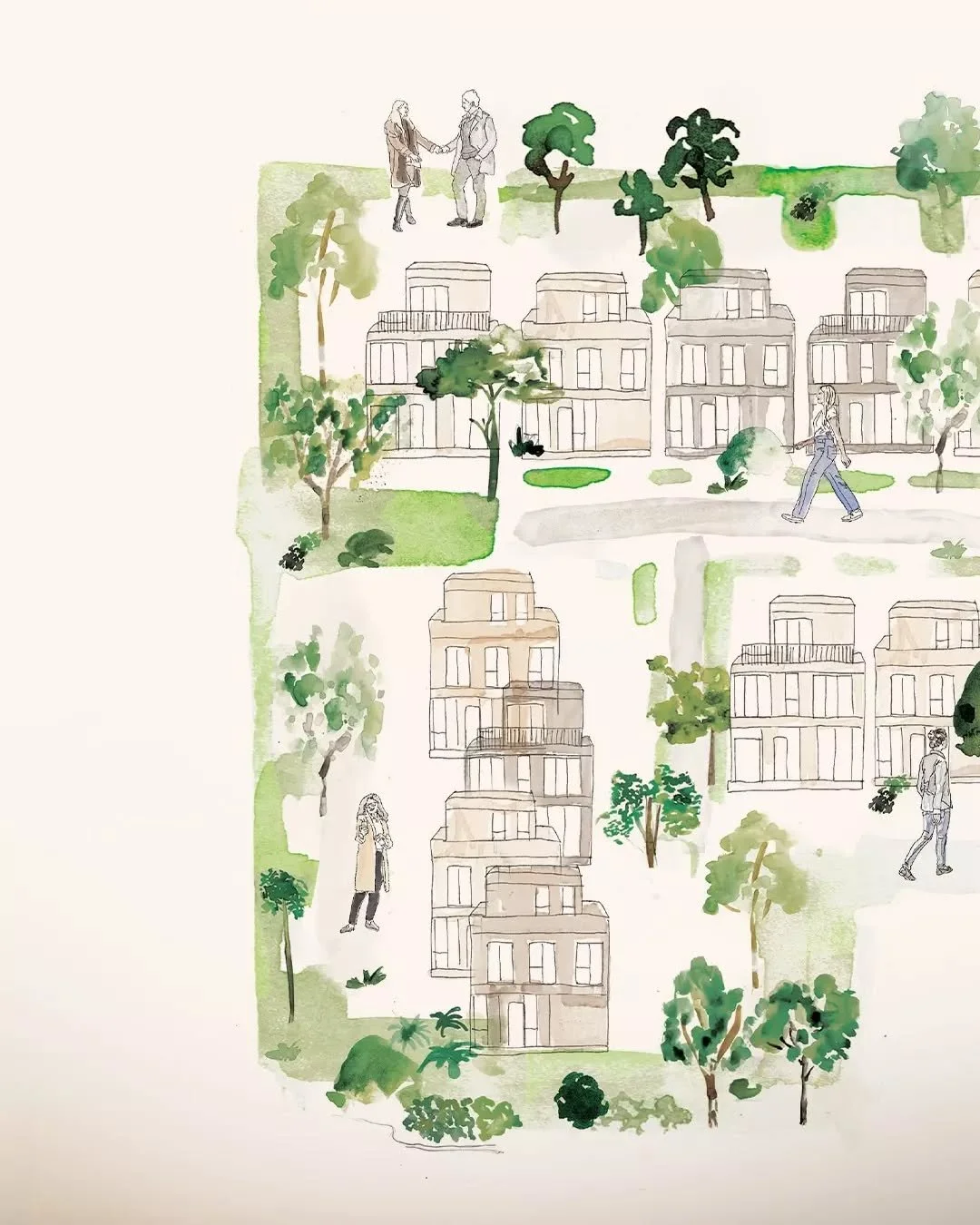 The design of Chomley Terraces is grounded in the belief that true liveability is shaped by connection, to place, to nature and to one another.

A landscaped pedestrian path weaves through the development, encouraging moments of interaction without c