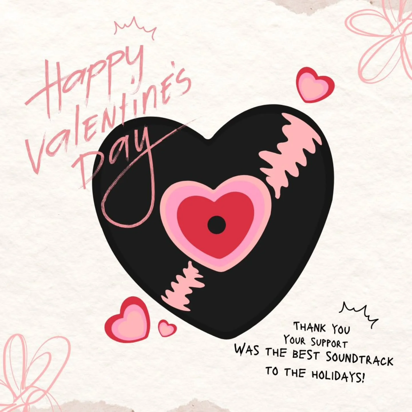 Happy Valentine's Day to some of our talented music partners. Community Karma would not be all that we are without you. Thank you for using the great platform you have built to give back and love the community the way you do. Sending love and thanks 