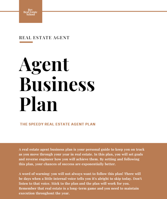 Best 10 Step Real Estate Agent Business Plan Template [FREE]