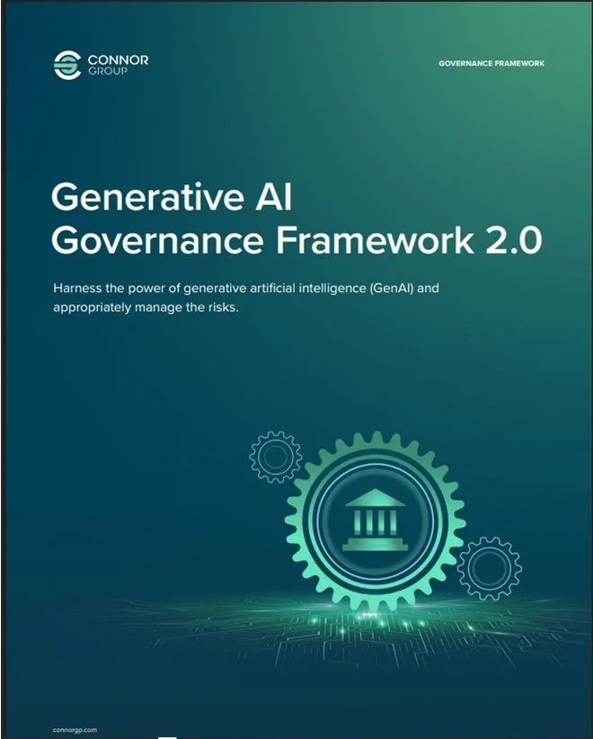 Cover shot of report on Generative AI Governance