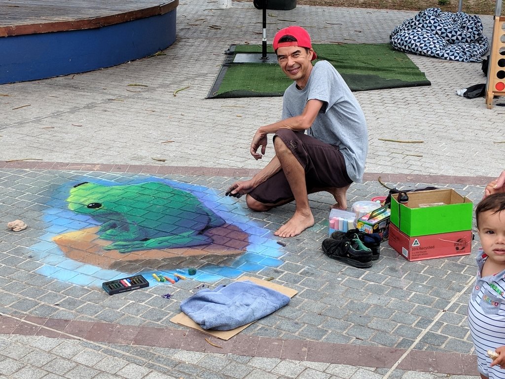 ctwcc-participating-artist-ian-working-on-frog-3.jpeg