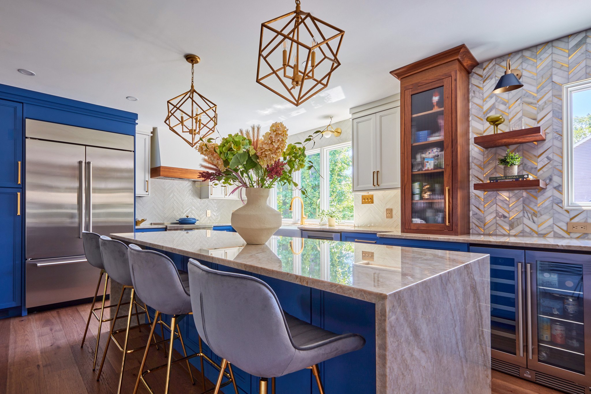 Home interior redesign by Benita Cooper Design, award-winning architect in Haddonfield, New Jersey