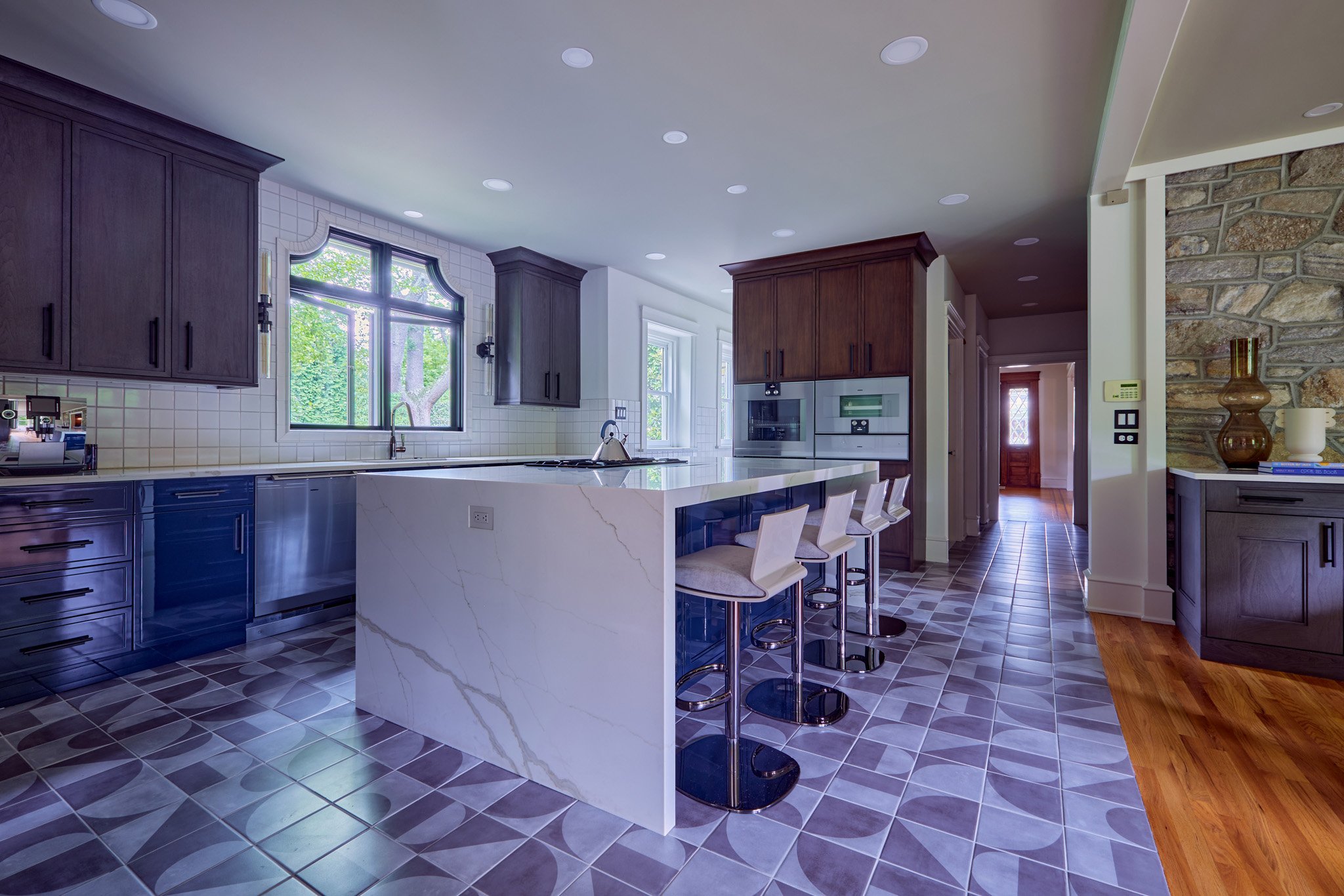Whole home interior redesign by Benita Cooper Design in Haddonfield, NJ.