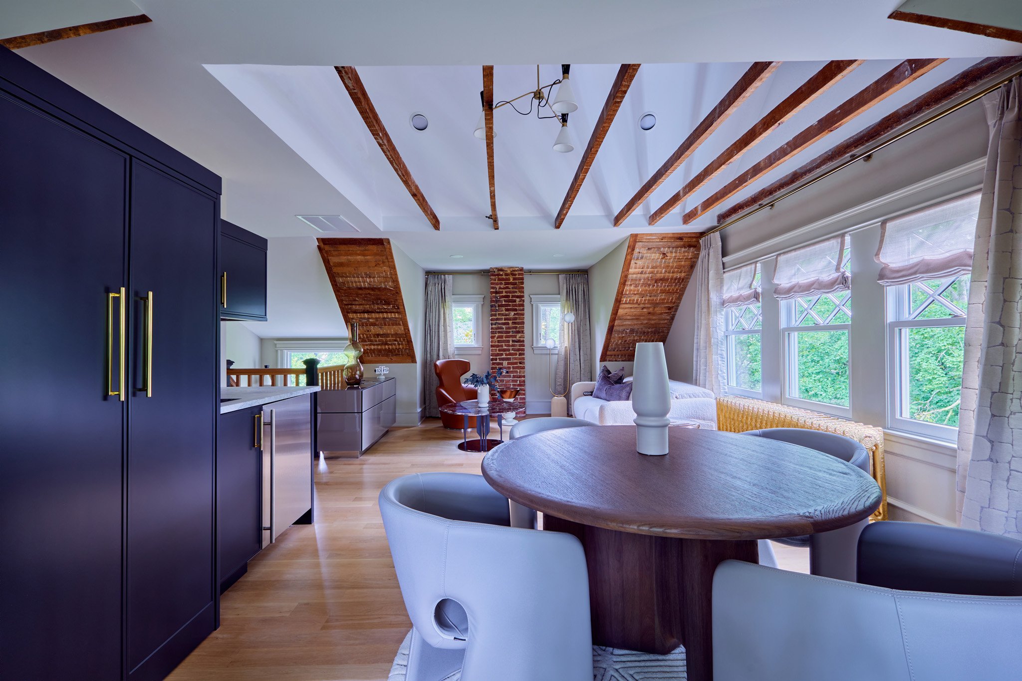 Whole home interior redesign by Benita Cooper Design in Haddonfield, NJ.