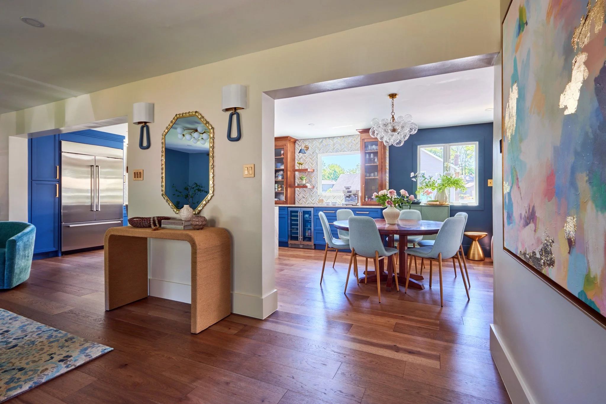 Home interior redesign by Benita Cooper Design, award-winning architect in Haddonfield, New Jersey