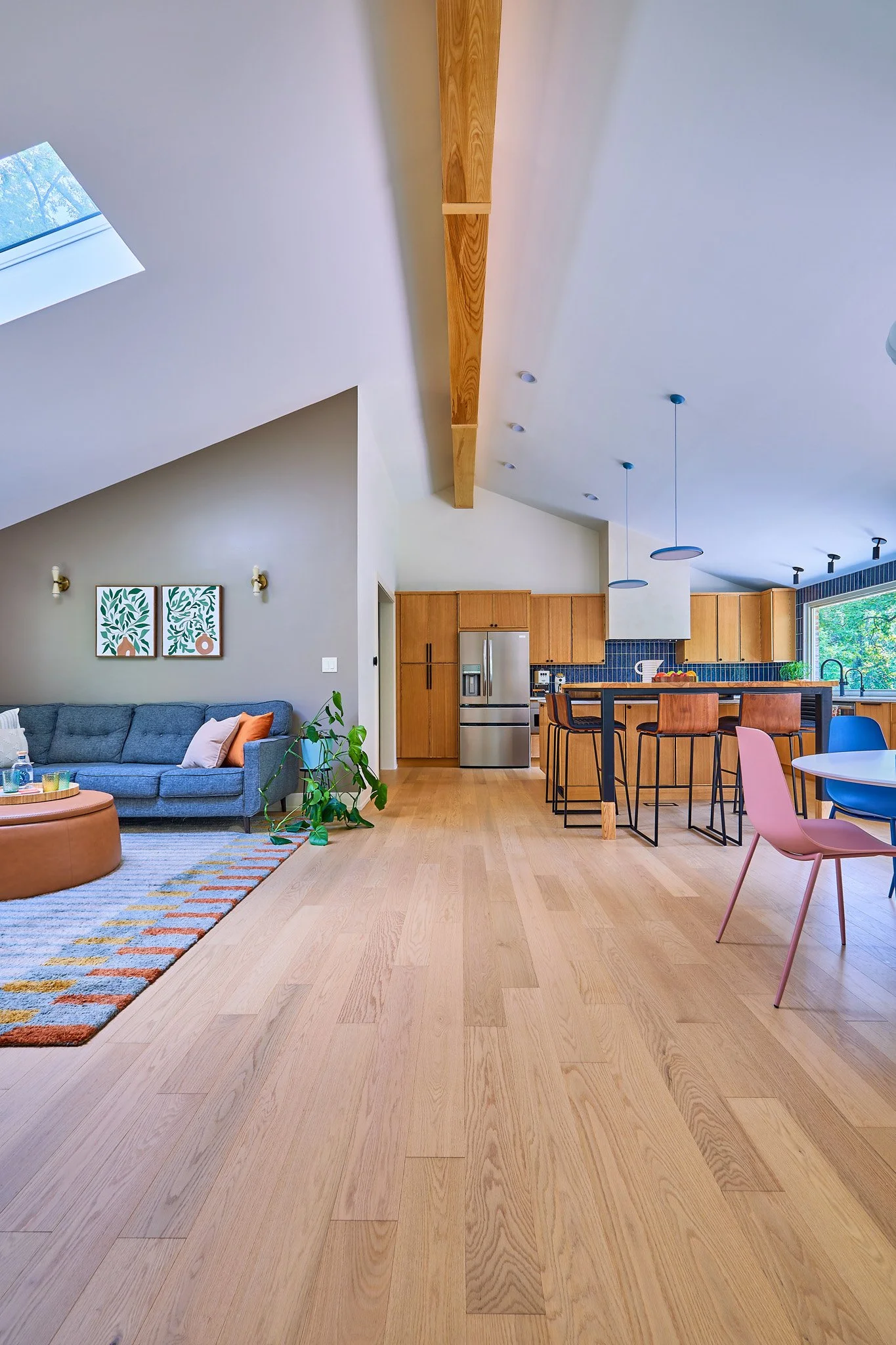 Remodeled 1950 split-level rancher in Cherry Hill, NJ, by Benita Cooper Design