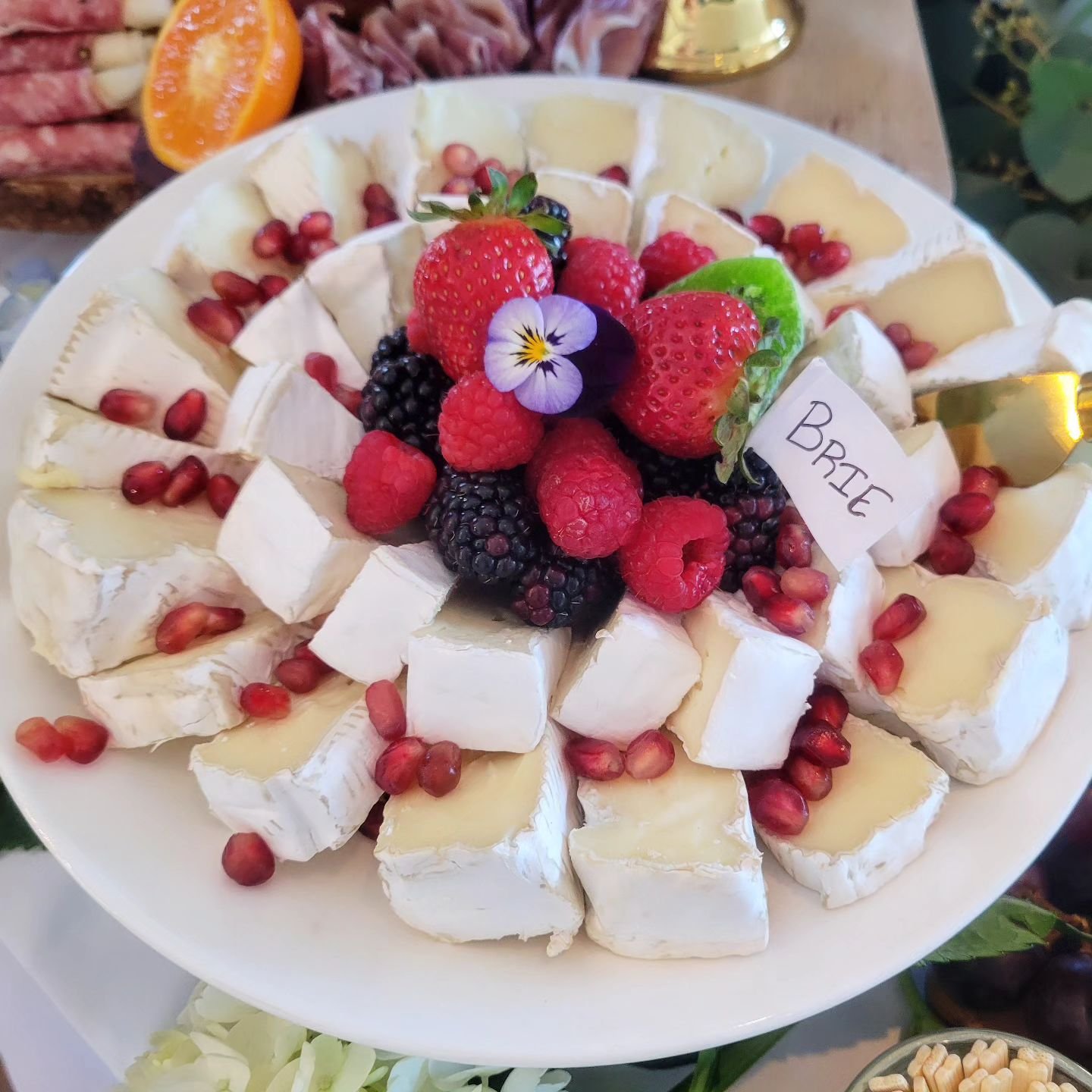 Hello My Name is...

#brie #gatheringfeast #grazing #grazingable #cheeseboard #cheeseboard #charcuterieboard #charcuterie #catered #catering #womanownedbusiness #smallbusiness #foodstyling #foodstagram #cheese #presidentbrie #fruit #strawberry #raspb