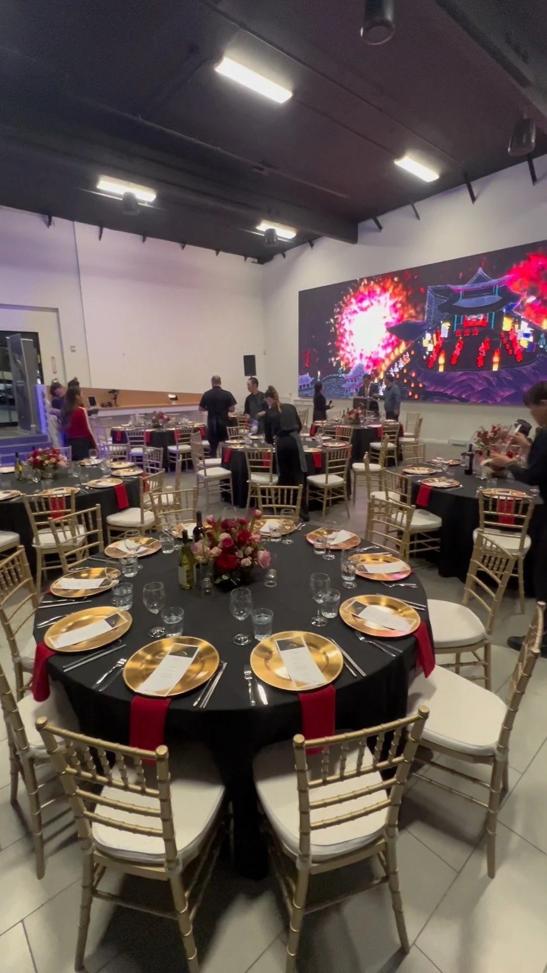 Corporate Korean Barbecue buffet catering for a business event