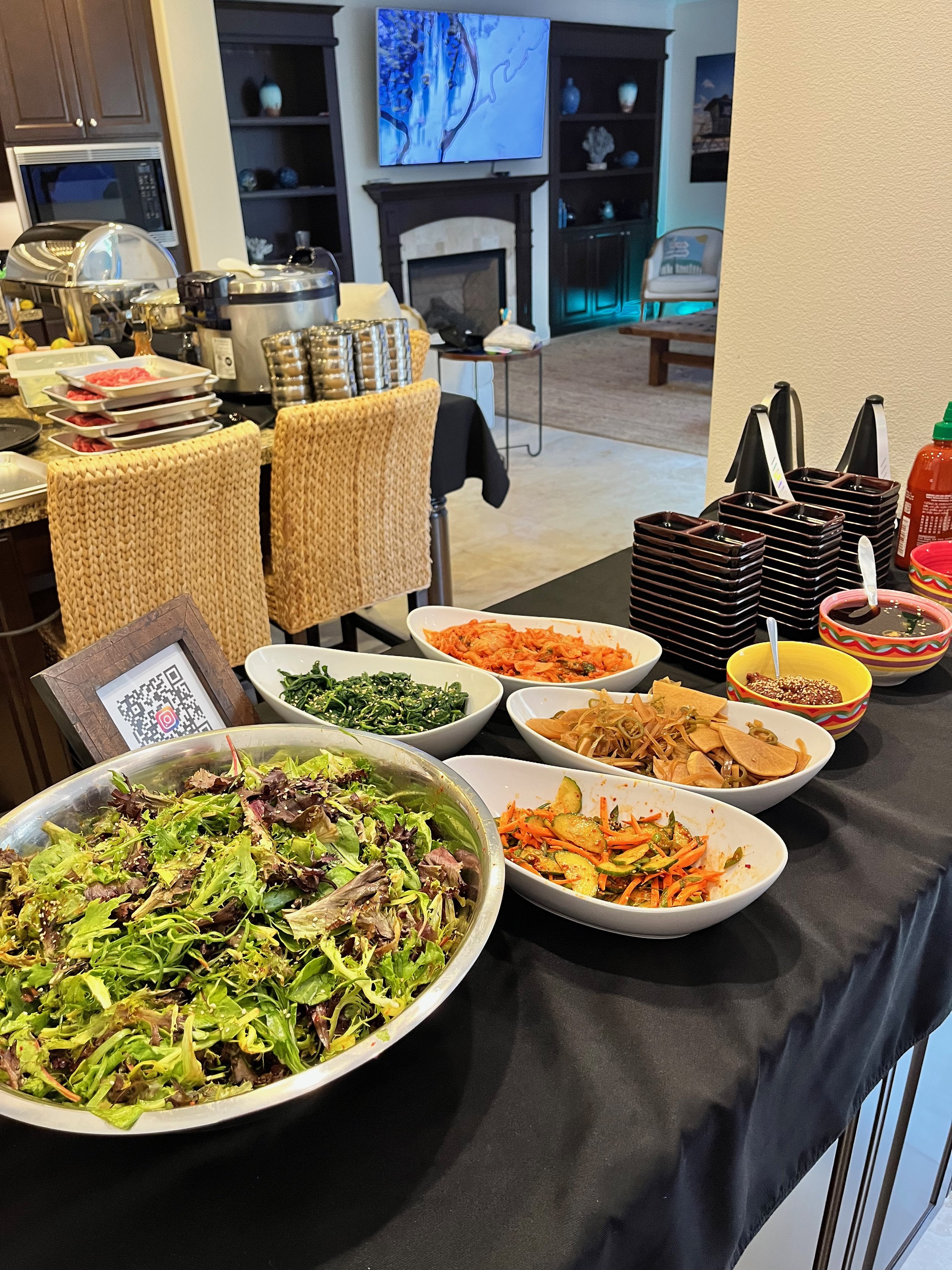 Banchan Buffet Korean catering