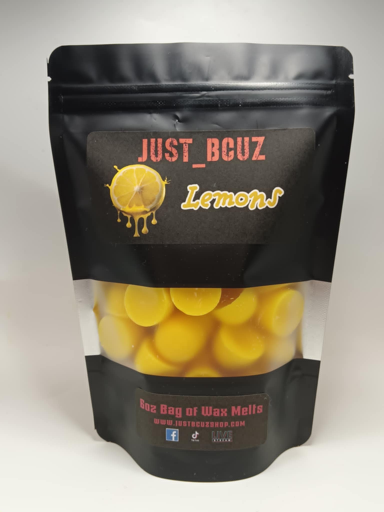 6oz Bag of Lemons Wax Melt Shapes