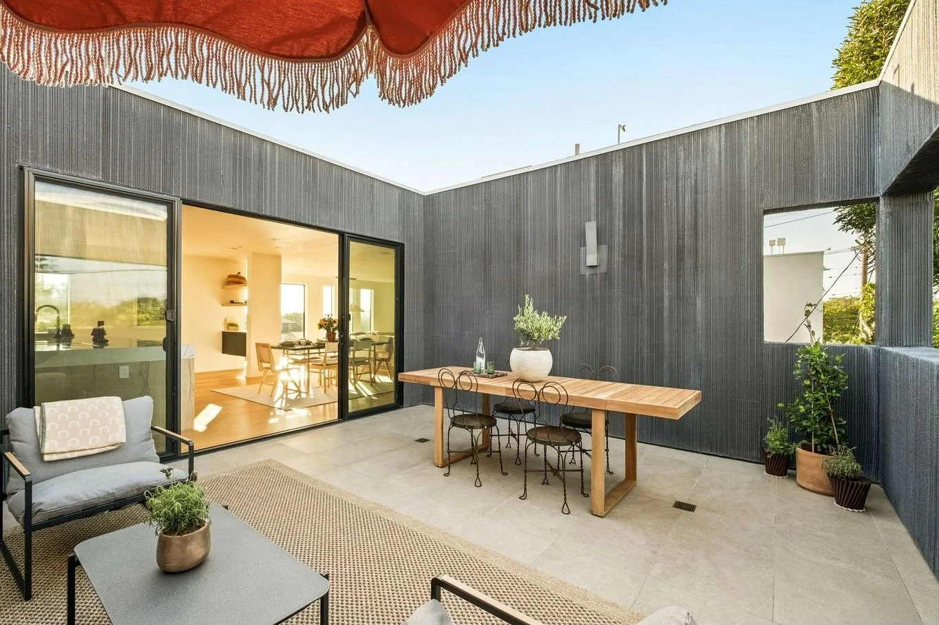 It has it all. All of it. And there&rsquo;s a little bodega across the street. And room for bikes and surfboards and all your people. Everything beautiful and ready to go and walking distance to coffee and baguettes and the beach.

1900 Penmar Avenue