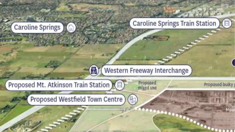 Development Mt Atkinson Rail — Moving Melton