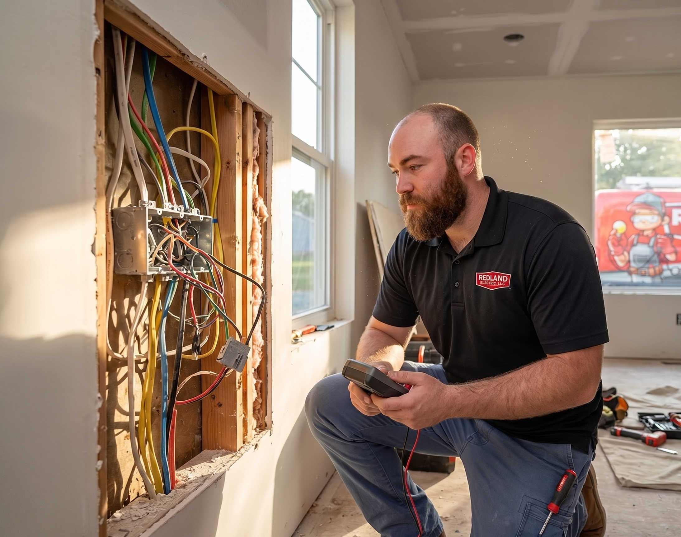 Electrical Wiring in Greenville Electrician Repairing Wiring
