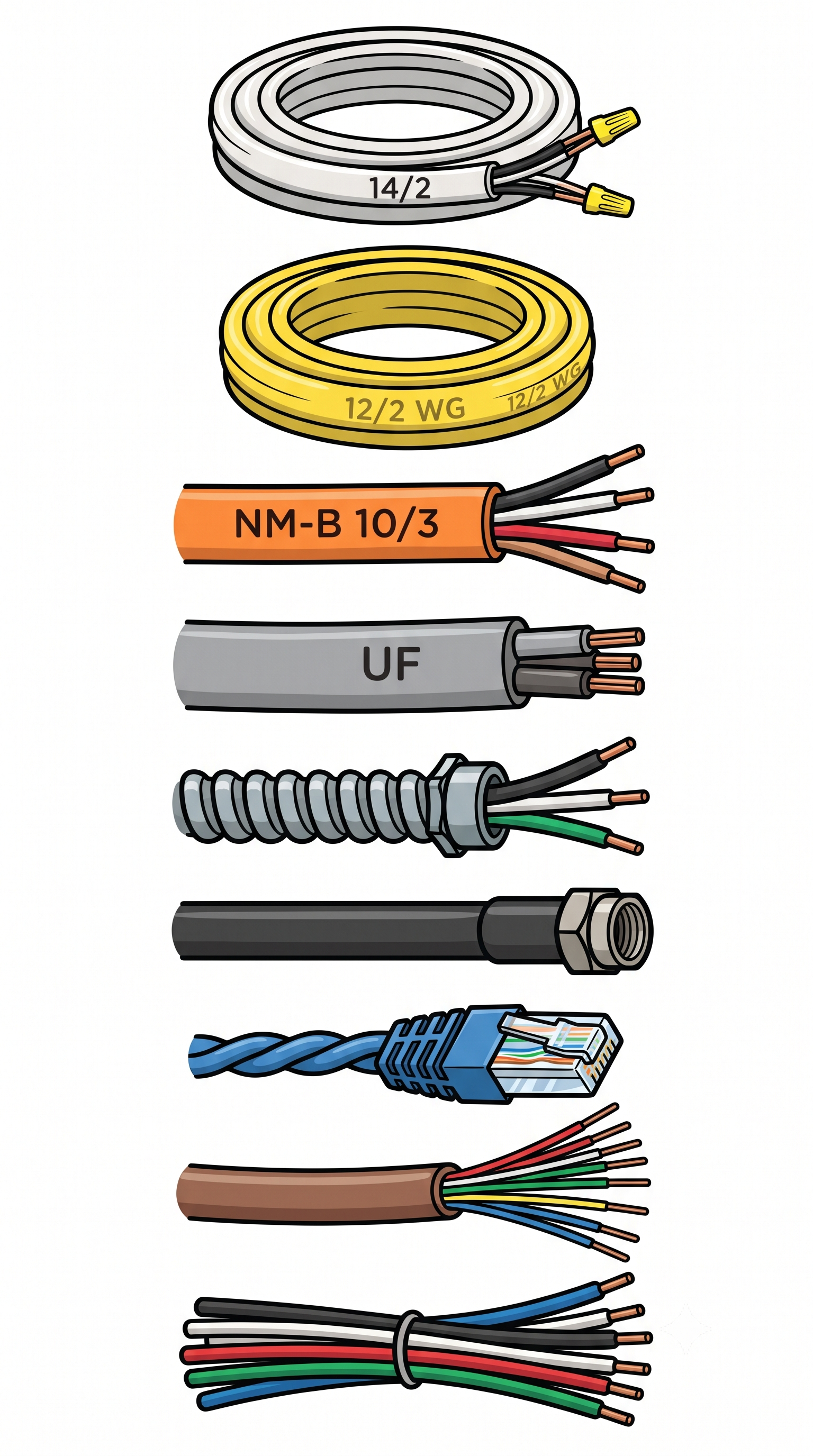 types of electrical wiring