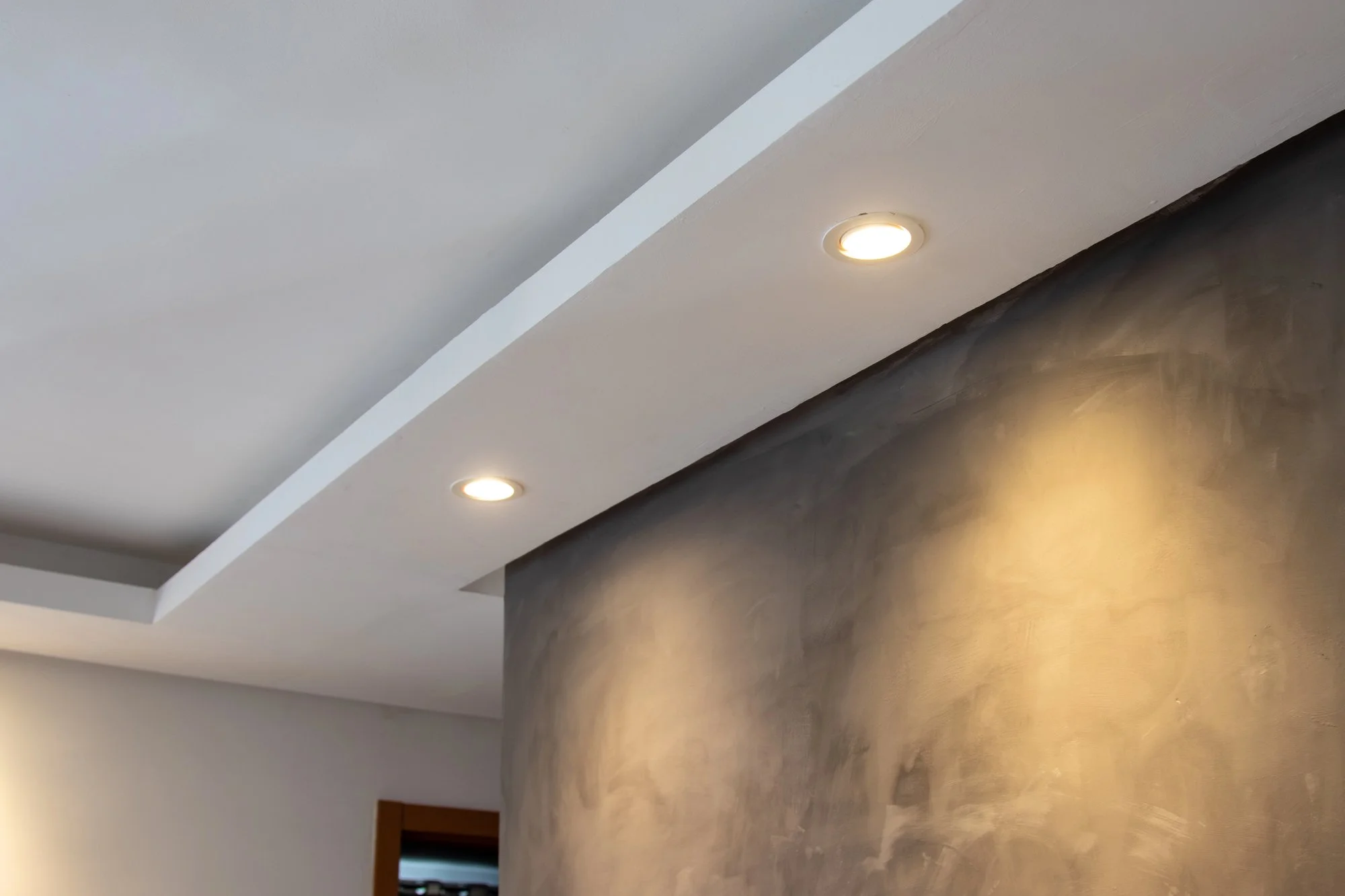 recessed lighting installation