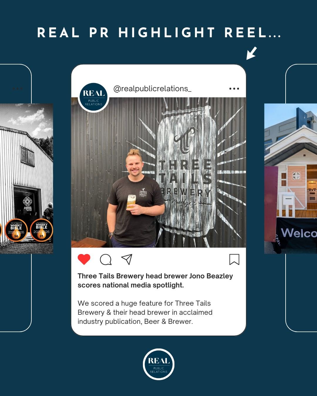 We&rsquo;ve been busy on the PR front at Real HQ 😉 We scored a major national media spotlight for @threetailsbrewery head brewer Jono, set-up a podcast interview with Lawyer&rsquo;s Weekly for @dlhsolicitors principal Sally, scored a @mudgeeguardian