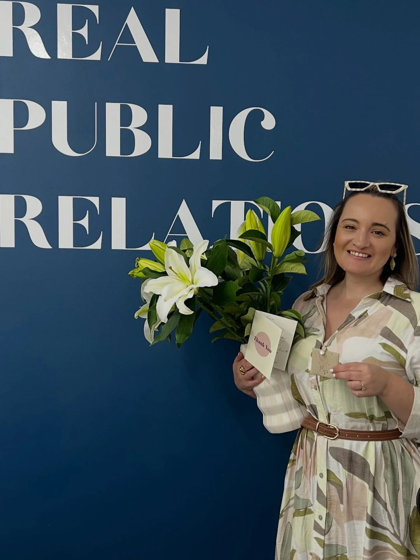 A bittersweet goodbye today with our longtime clients Charmaine &amp; Chad from @evamorvalley - made a little sweeter with these gorgeous flowers, @_girlwithapearl bracelet &amp; thank you card 🥰🥹 And so begins a fresh era with the incoming owners,