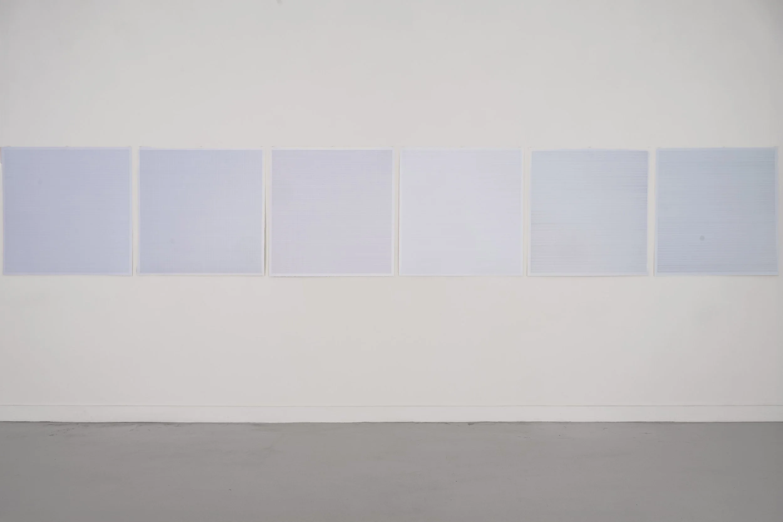 Patience, Flow, 2024  (last two works on the right)