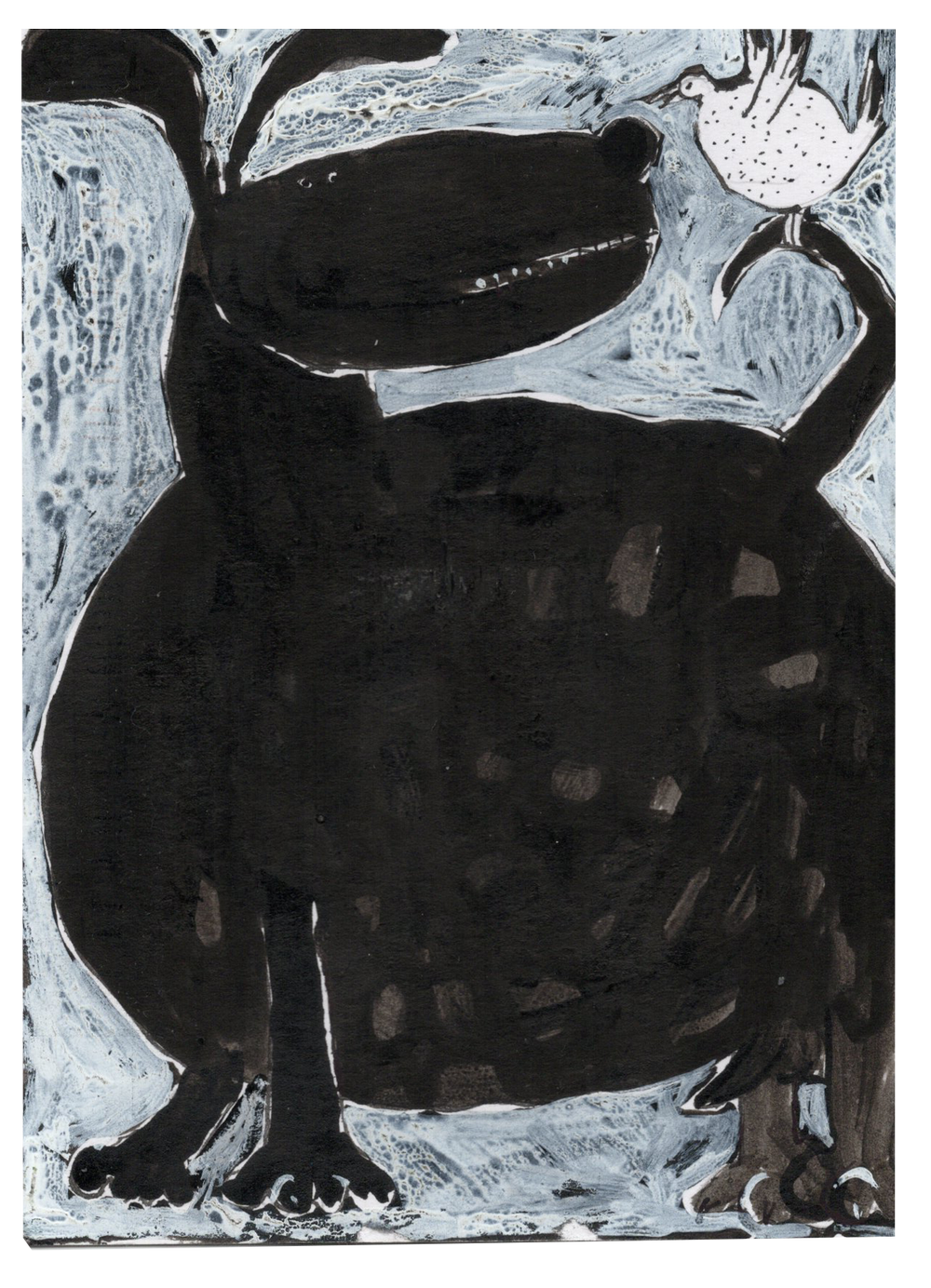 Frank Ozereko, Dog + Bird (2004)