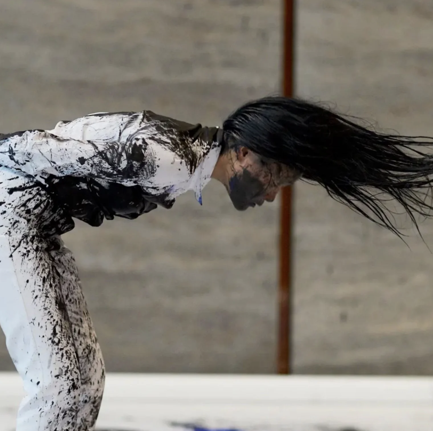 Echo Morgan - Painting until it becomes marble (2011)