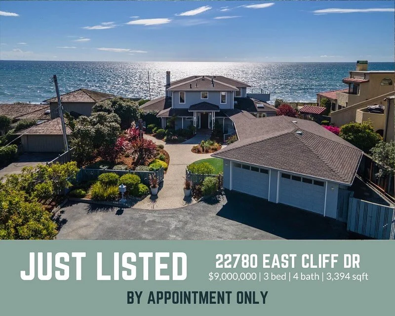 Welcome to 22780 E Cliff Dr, an&nbsp;oceanfront oasis&nbsp;with endless potential on an iconic stretch of coastline! Wake up to the sound of waves and&nbsp;panoramic ocean views&nbsp;from every bedroom in this rare coastal gem. Sited on a sprawling 3