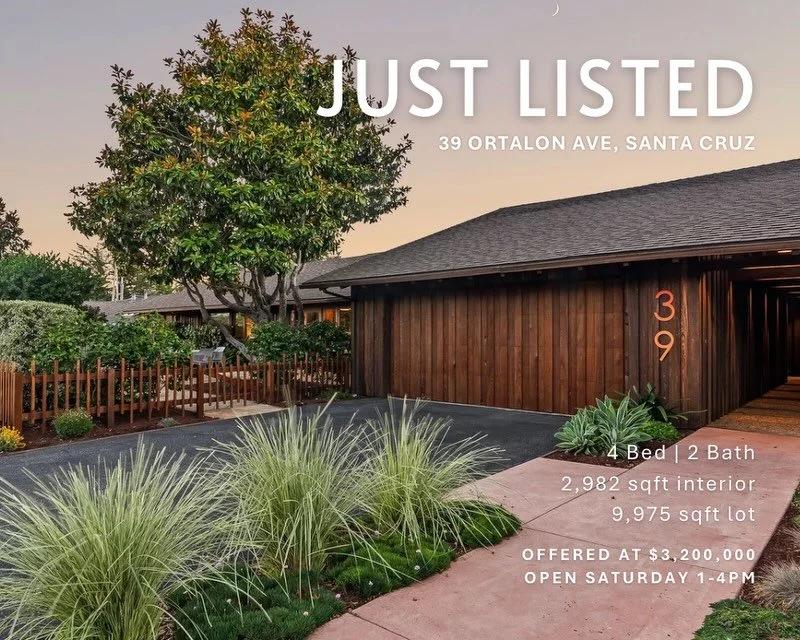 A rare opportunity to own an exceptional piece of Santa Cruz midcentury architecture. Designed in 1962 by architect Kermit Darrow, AIA, 39 Ortalon Avenue embodies his &ldquo;Light for Living&rdquo; philosophy, with natural light moving through the ho