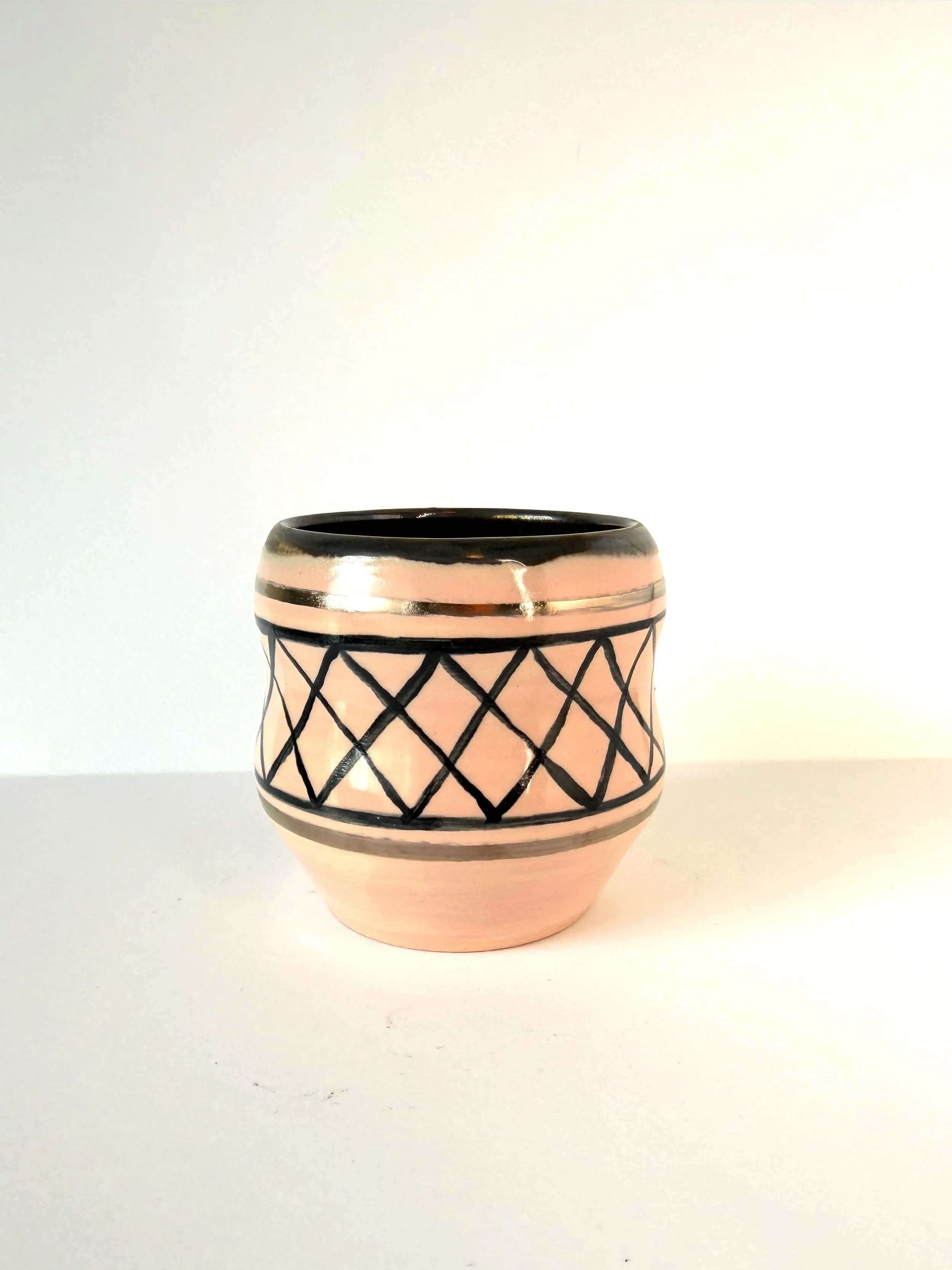 Criss-crossed Vase