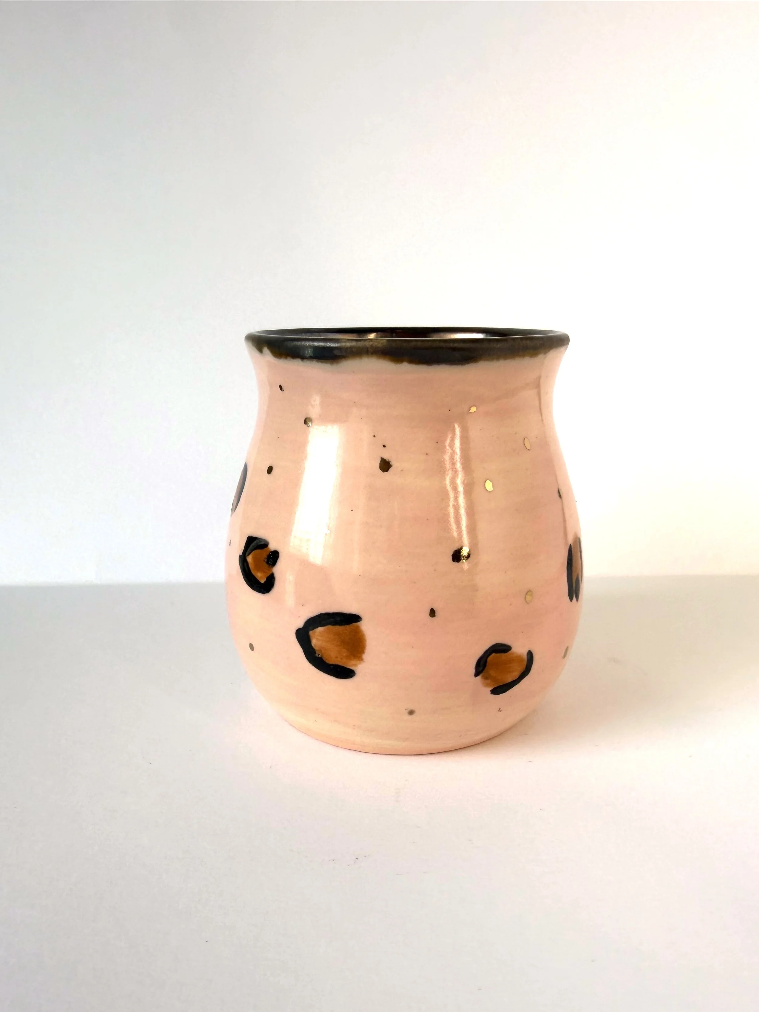 Leopard Print Vase