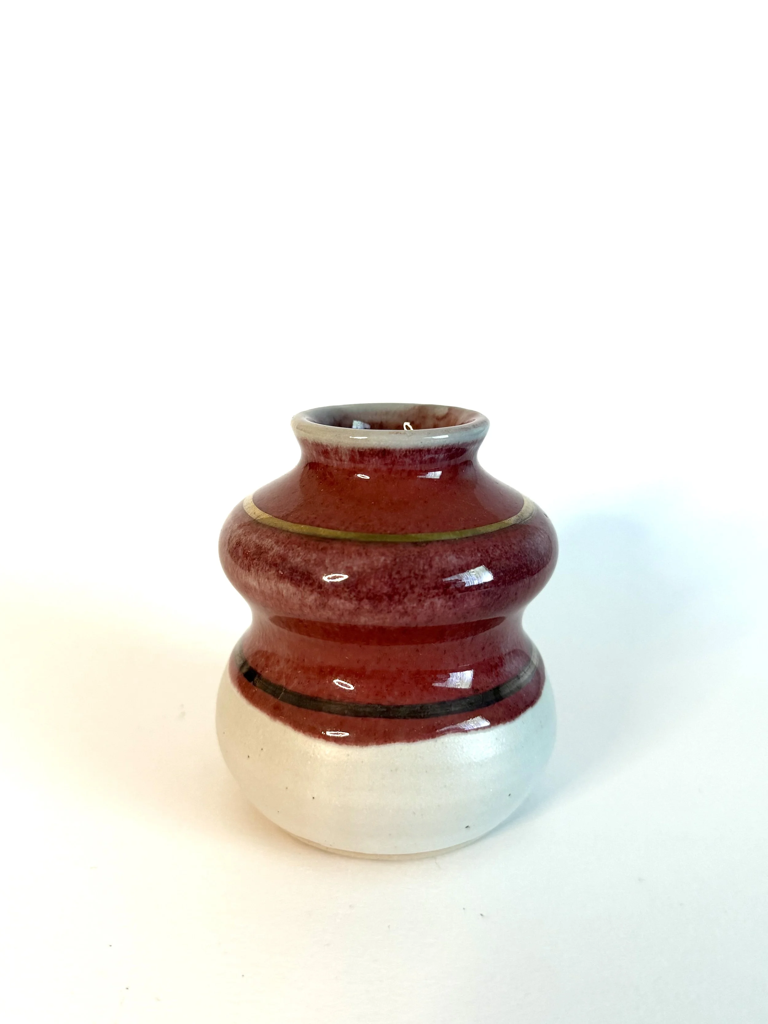 Small Red Saturn Bottle