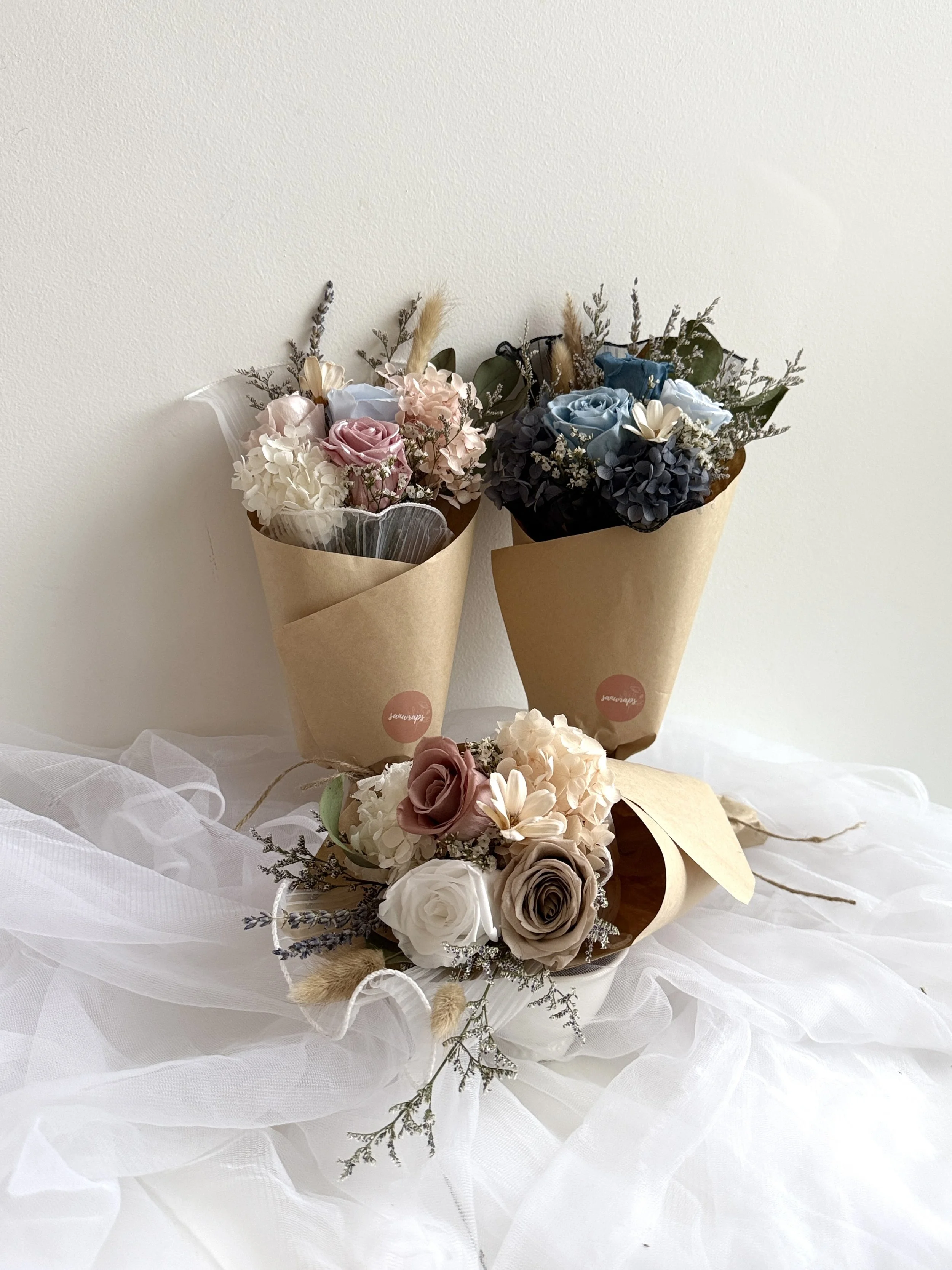 Preserved - Kraft Petite Bouquets