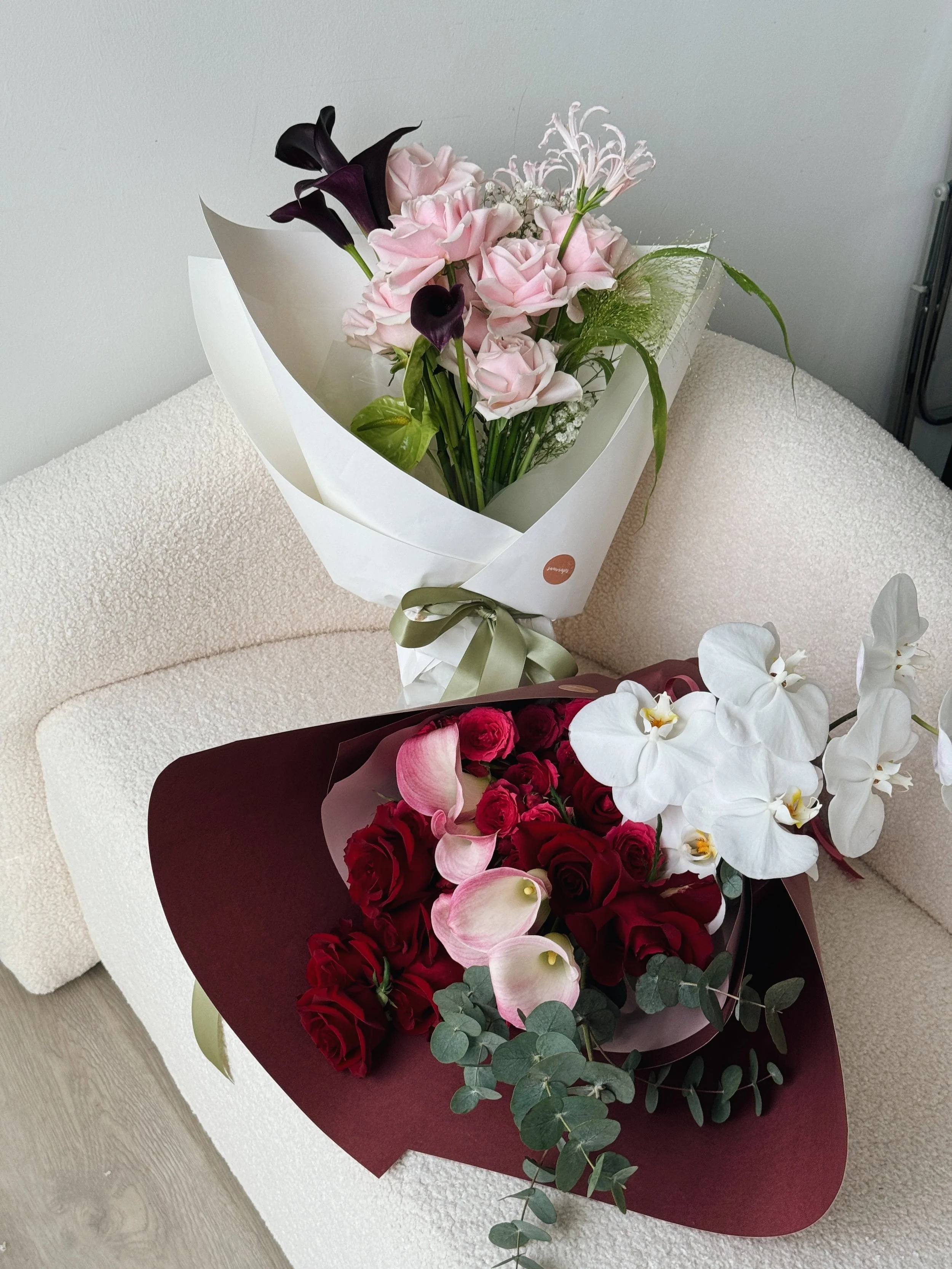 Valentine’s Fresh & Preserved – A Full Day of Flowers (Bundle of 6)