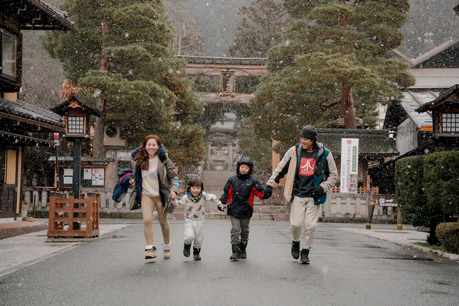 Family photoshoot in Japan