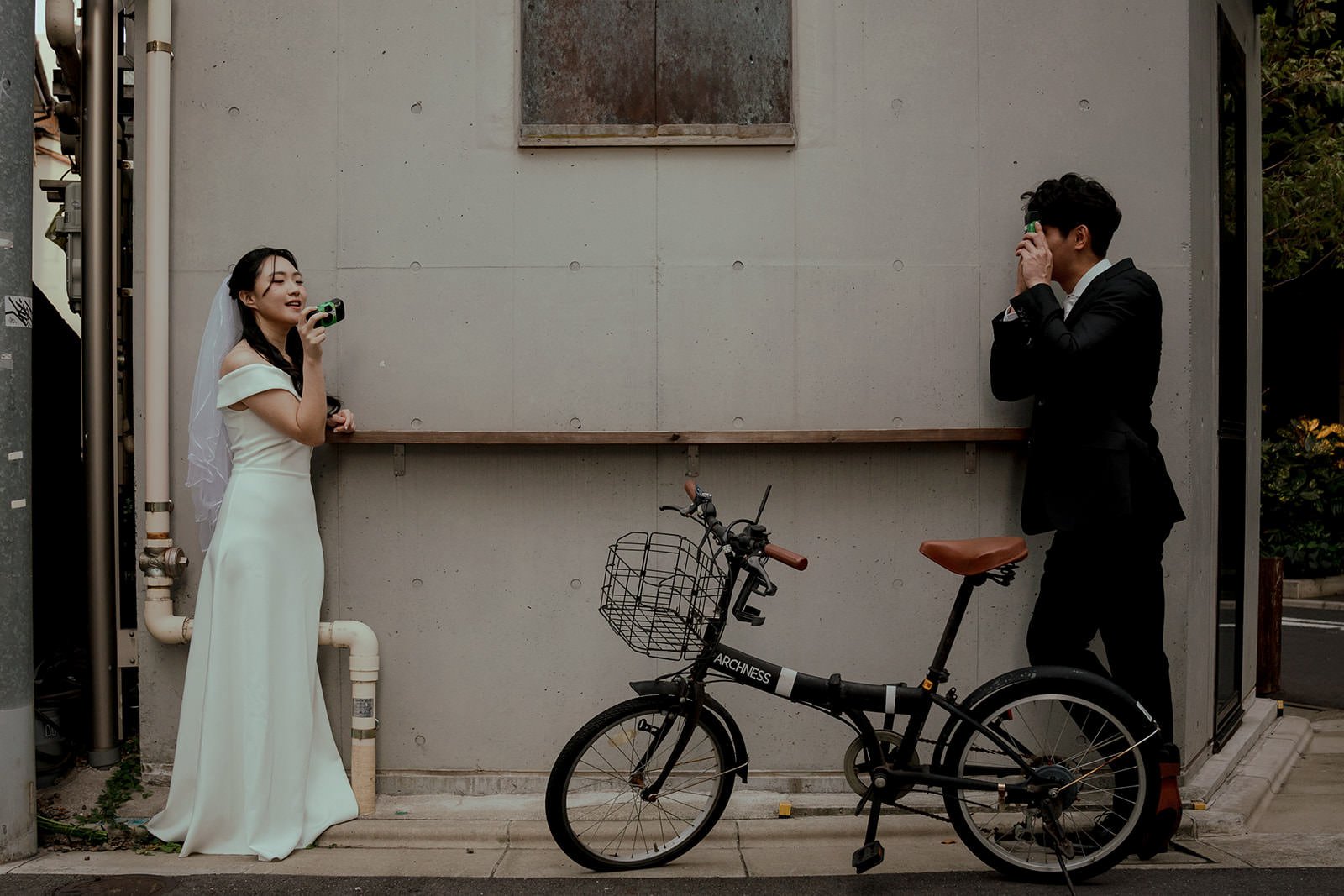 Pre wedding photoshoot in Tokyo streets