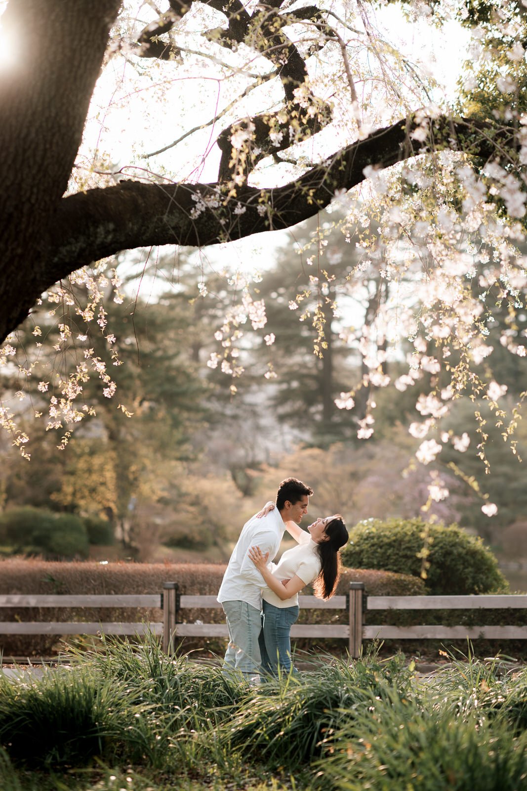 Photo My Tokyo cherry blossom engagement photoshoot
