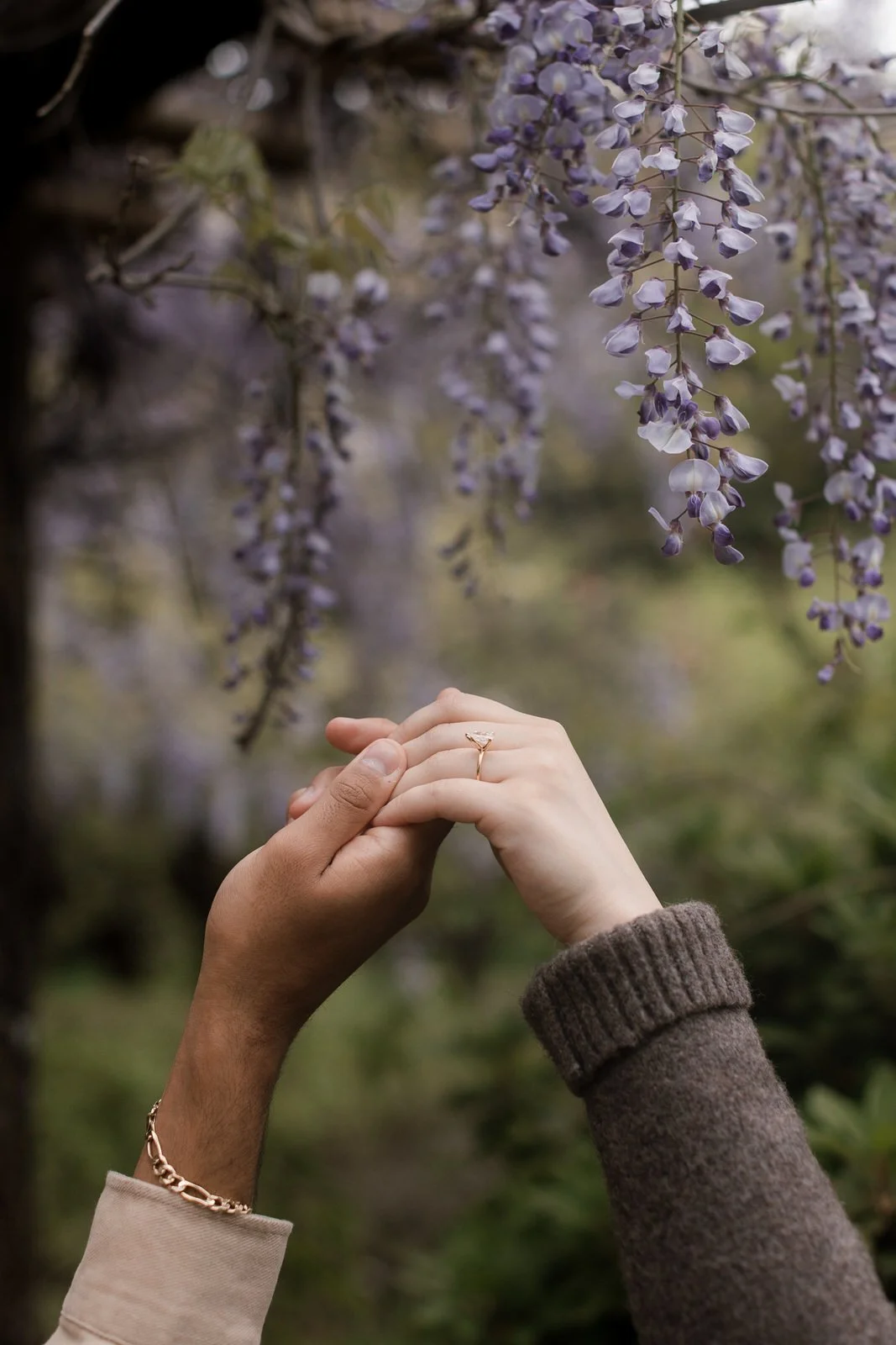 Tokyo garden proposal photoshoot