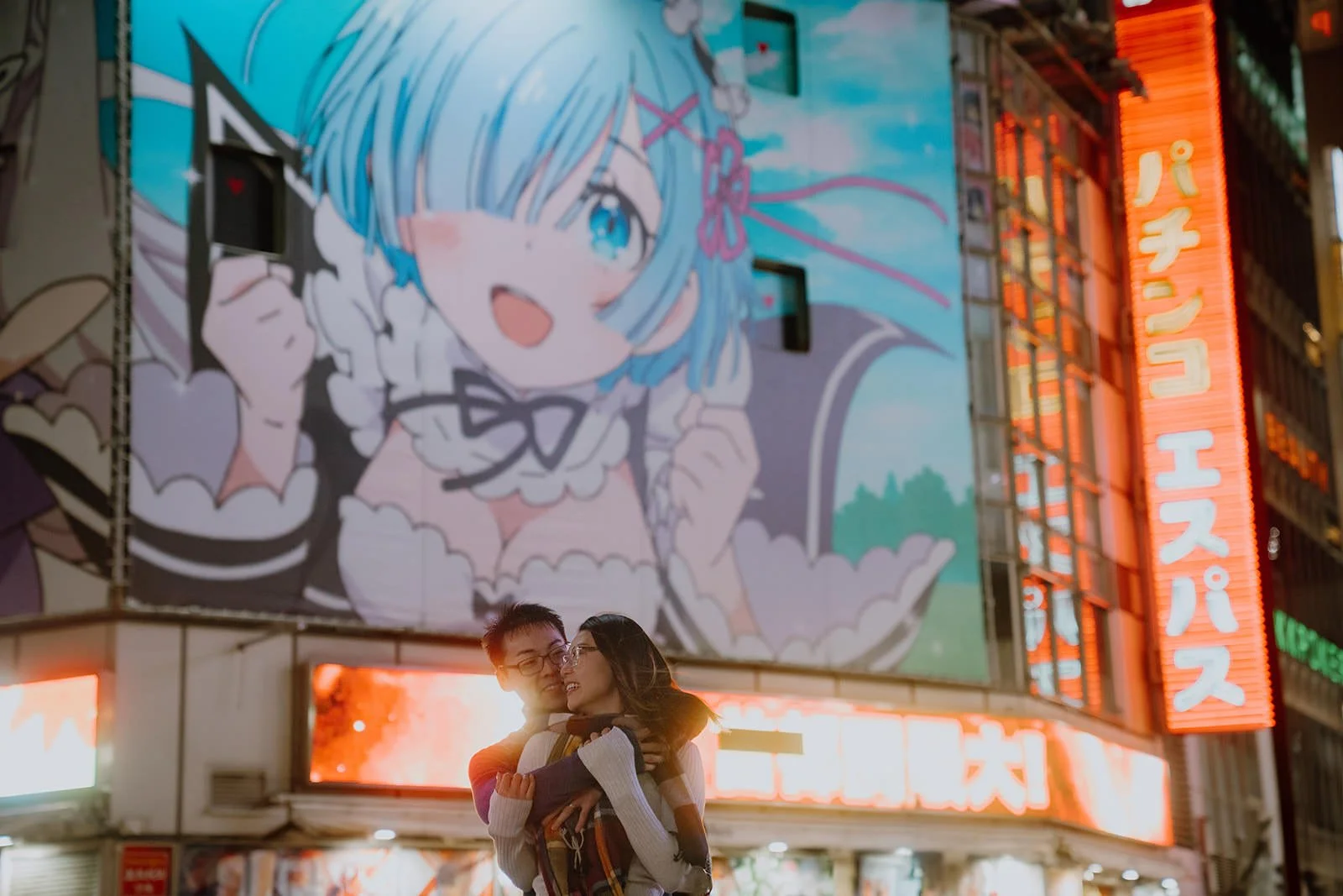 Couples photoshoot in Shinjuku