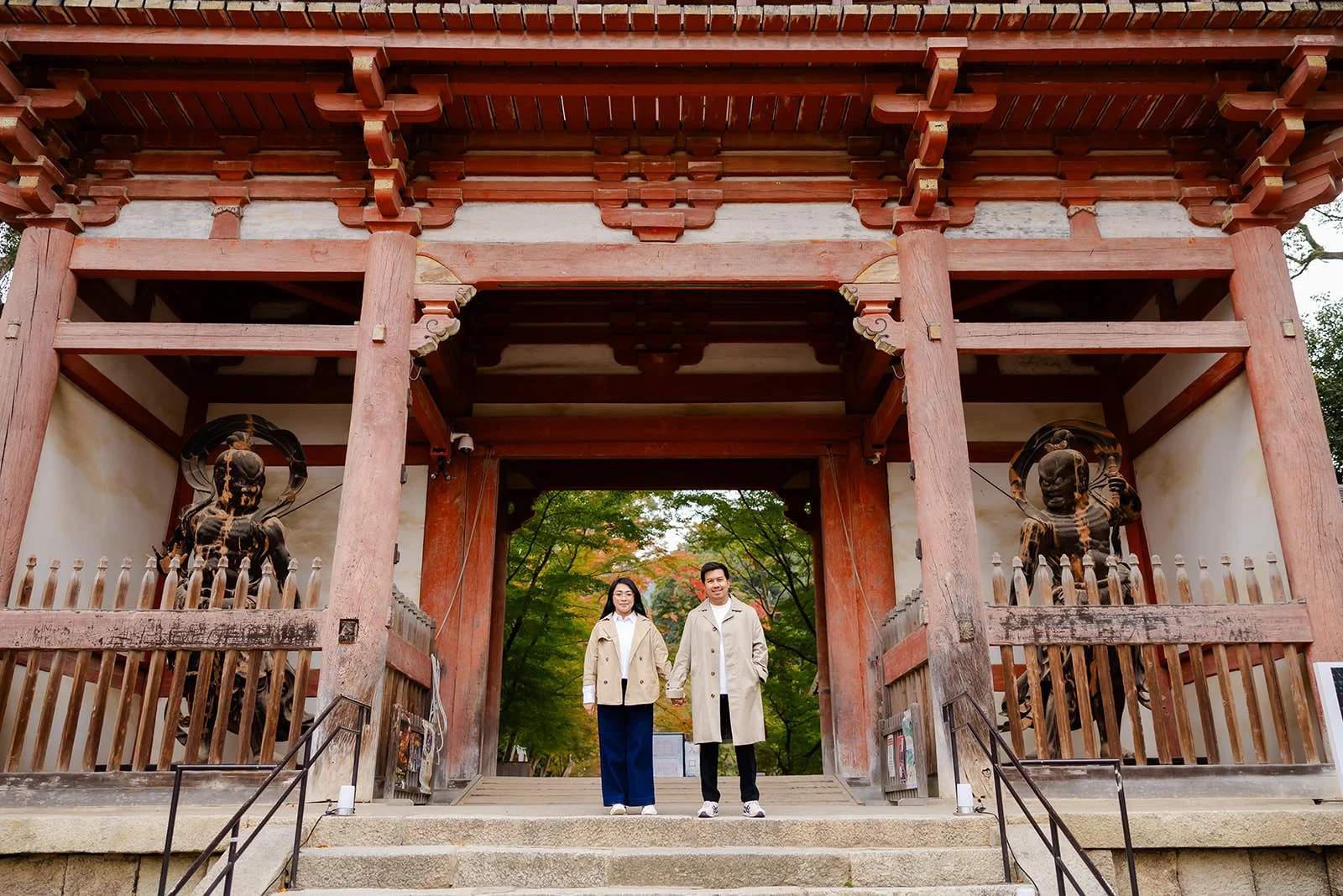 Couples photoshoot at Kyoto temple
