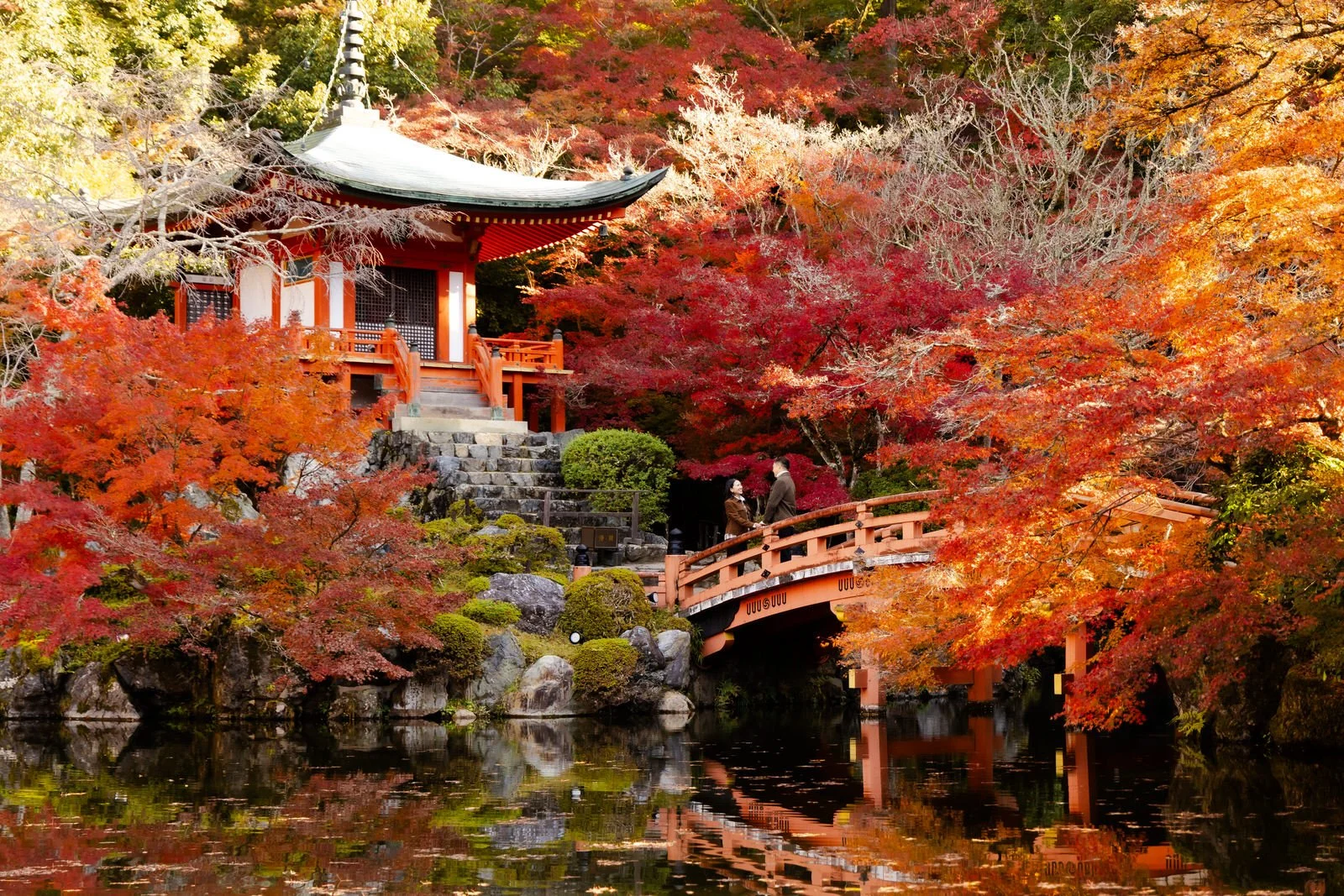 Couple photoshoot autumn Kyoto
